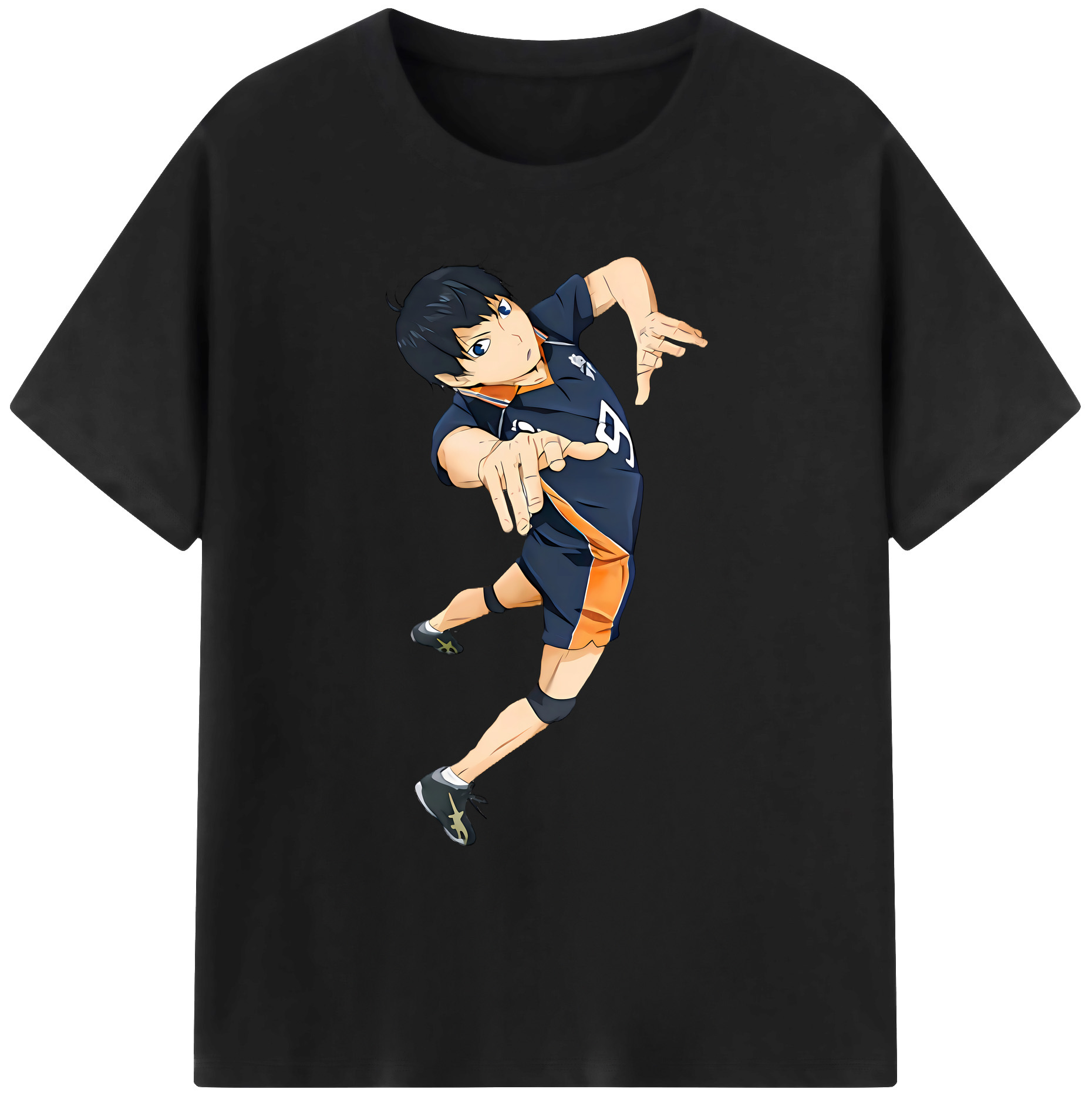 （画像用） ハイキュー!! Haikyu!! 綿100％ メンズ半袖Tシャツ｜肌触りやわらか＆通気性