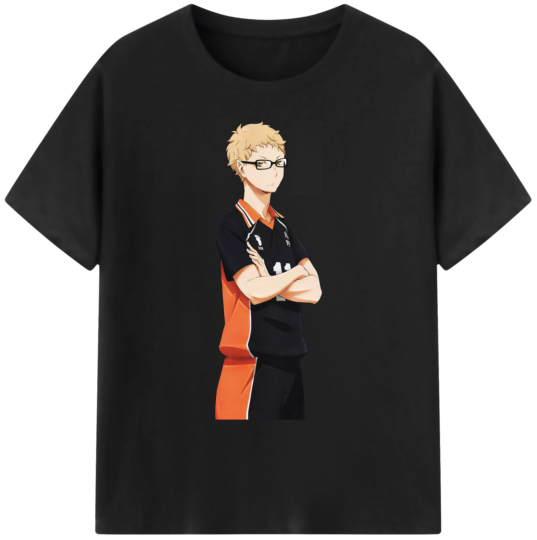 （画像用） ハイキュー!! Haikyu!! 綿100％ メンズ半袖Tシャツ｜肌触りやわらか＆通気性
