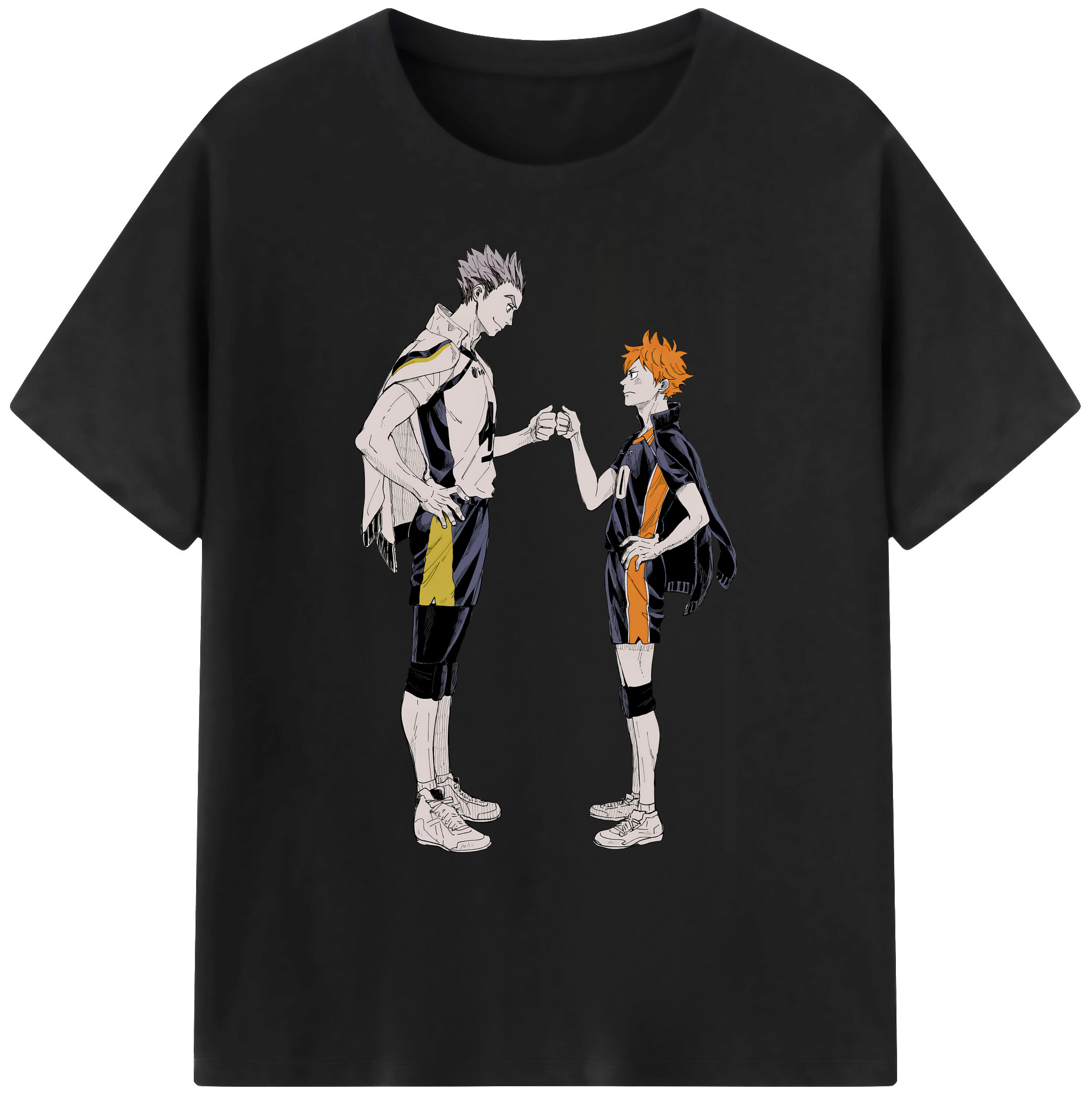 （画像用） ハイキュー!! Haikyu!! 綿100％ メンズ半袖Tシャツ｜肌触りやわらか＆通気性