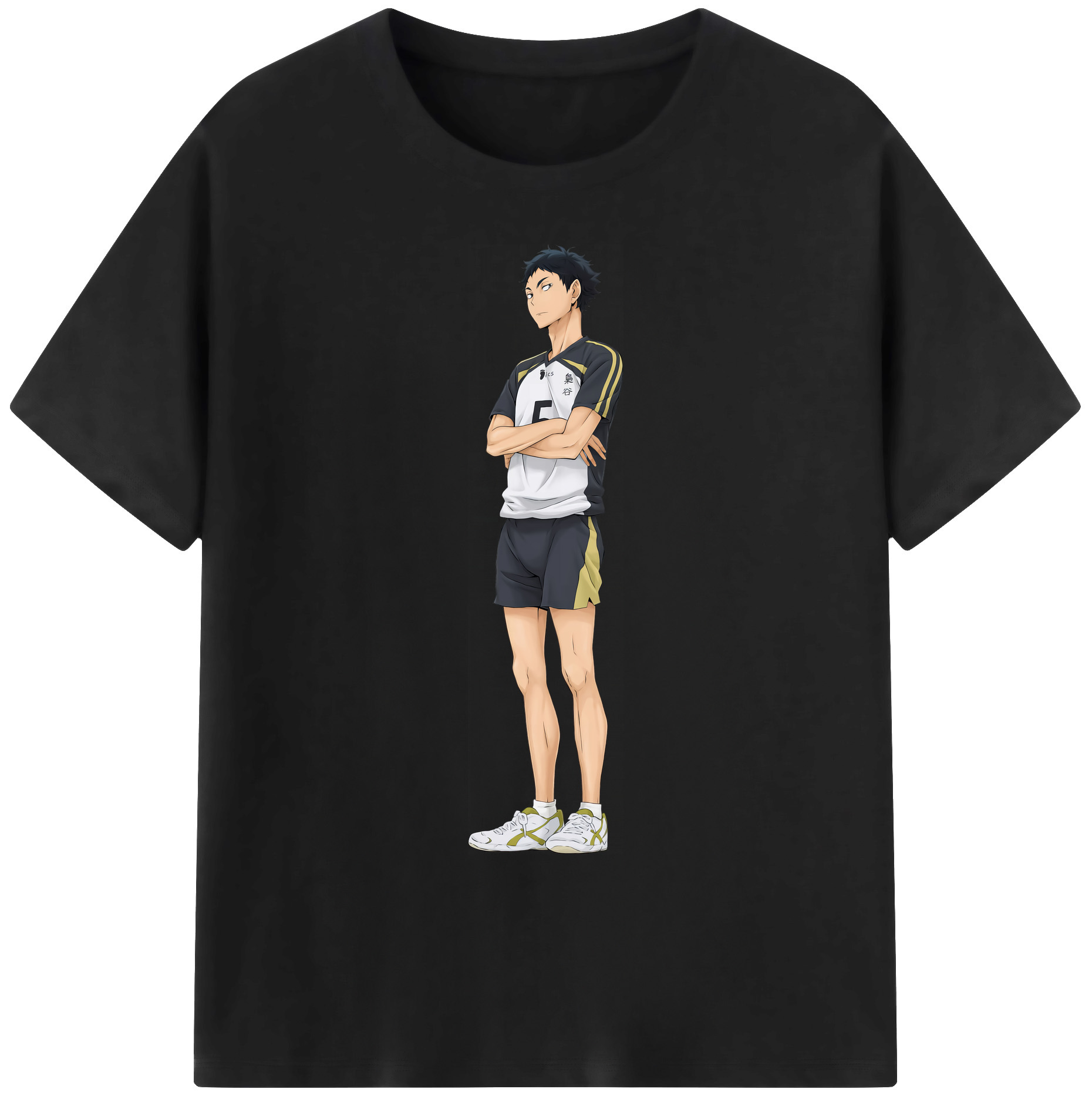 （画像用） ハイキュー!! Haikyu!! 綿100％ メンズ半袖Tシャツ｜肌触りやわらか＆通気性