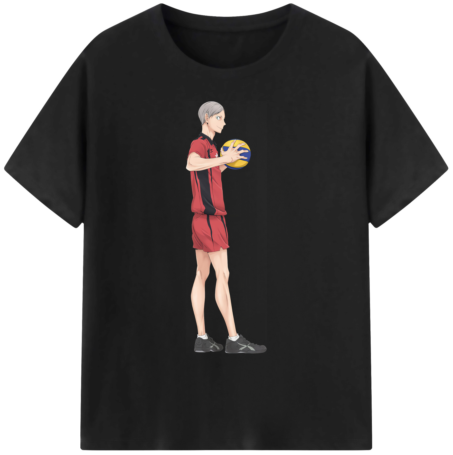 （画像用） ハイキュー!! Haikyu!! 綿100％ メンズ半袖Tシャツ｜肌触りやわらか＆通気性