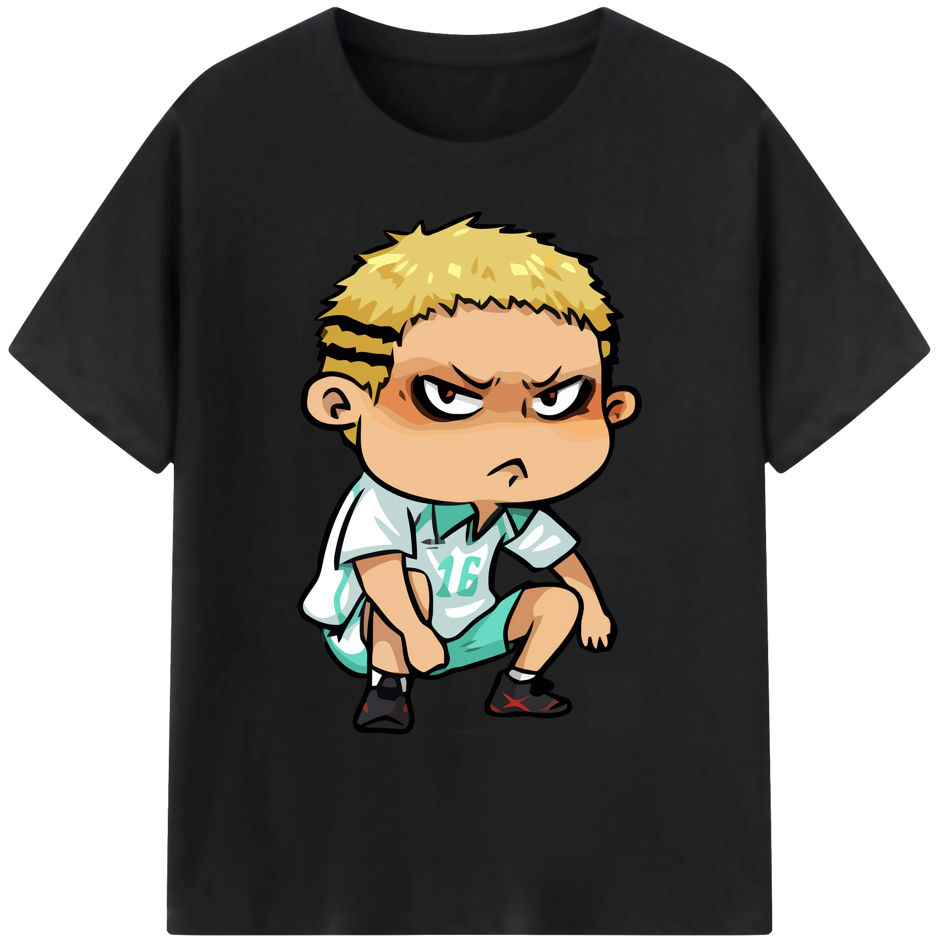 （画像用） ハイキュー!! Haikyu!! 綿100％ メンズ半袖Tシャツ｜肌触りやわらか＆通気性