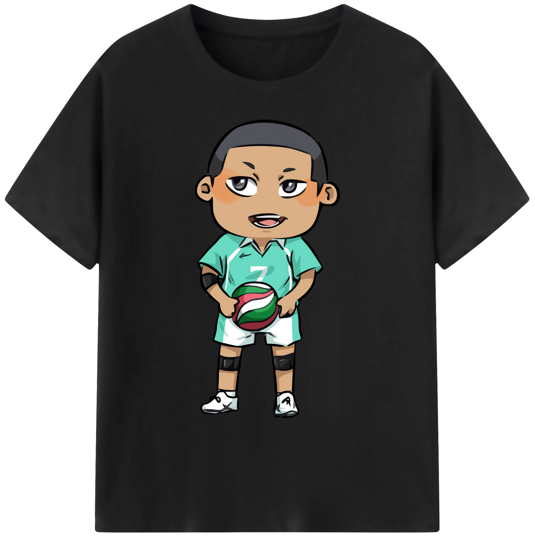 （画像用） ハイキュー!! Haikyu!! 綿100％ メンズ半袖Tシャツ｜肌触りやわらか＆通気性