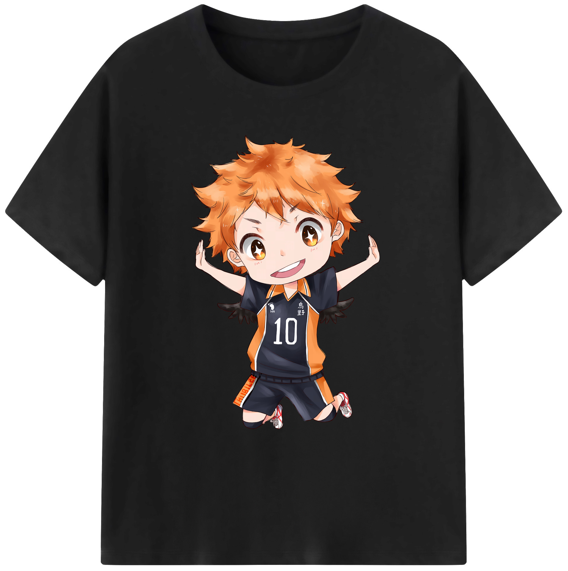 （画像用） ハイキュー!! Haikyu!! 綿100％ メンズ半袖Tシャツ｜肌触りやわらか＆通気性