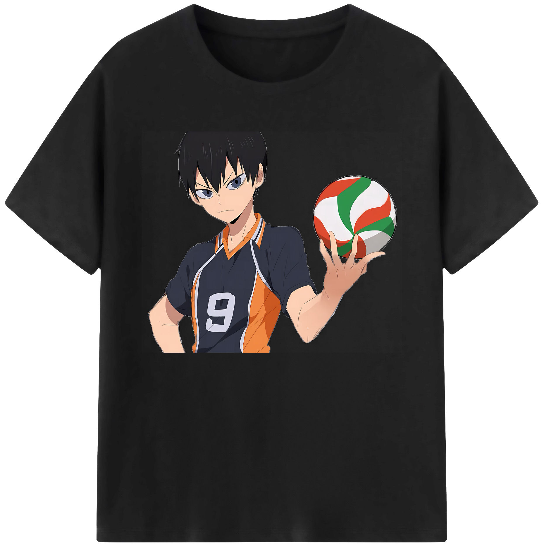 （画像用） ハイキュー!! Haikyu!! 綿100％ メンズ半袖Tシャツ｜肌触りやわらか＆通気性