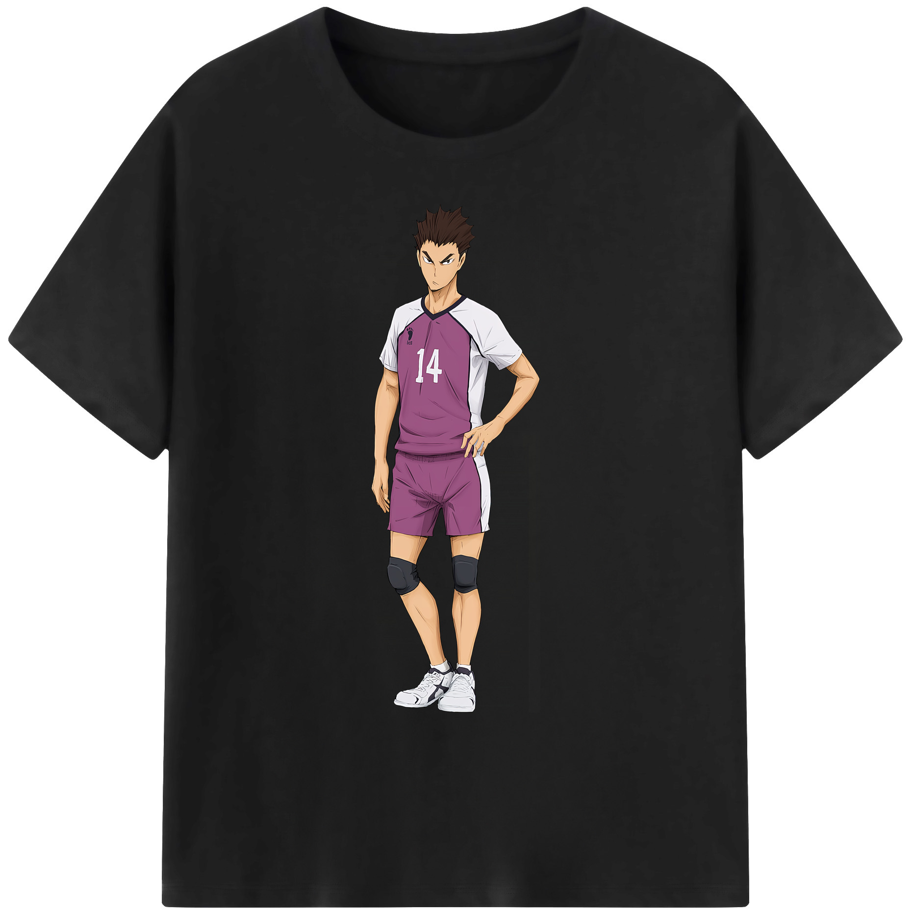 （画像用） ハイキュー!! Haikyu!! 綿100％ メンズ半袖Tシャツ｜肌触りやわらか＆通気性