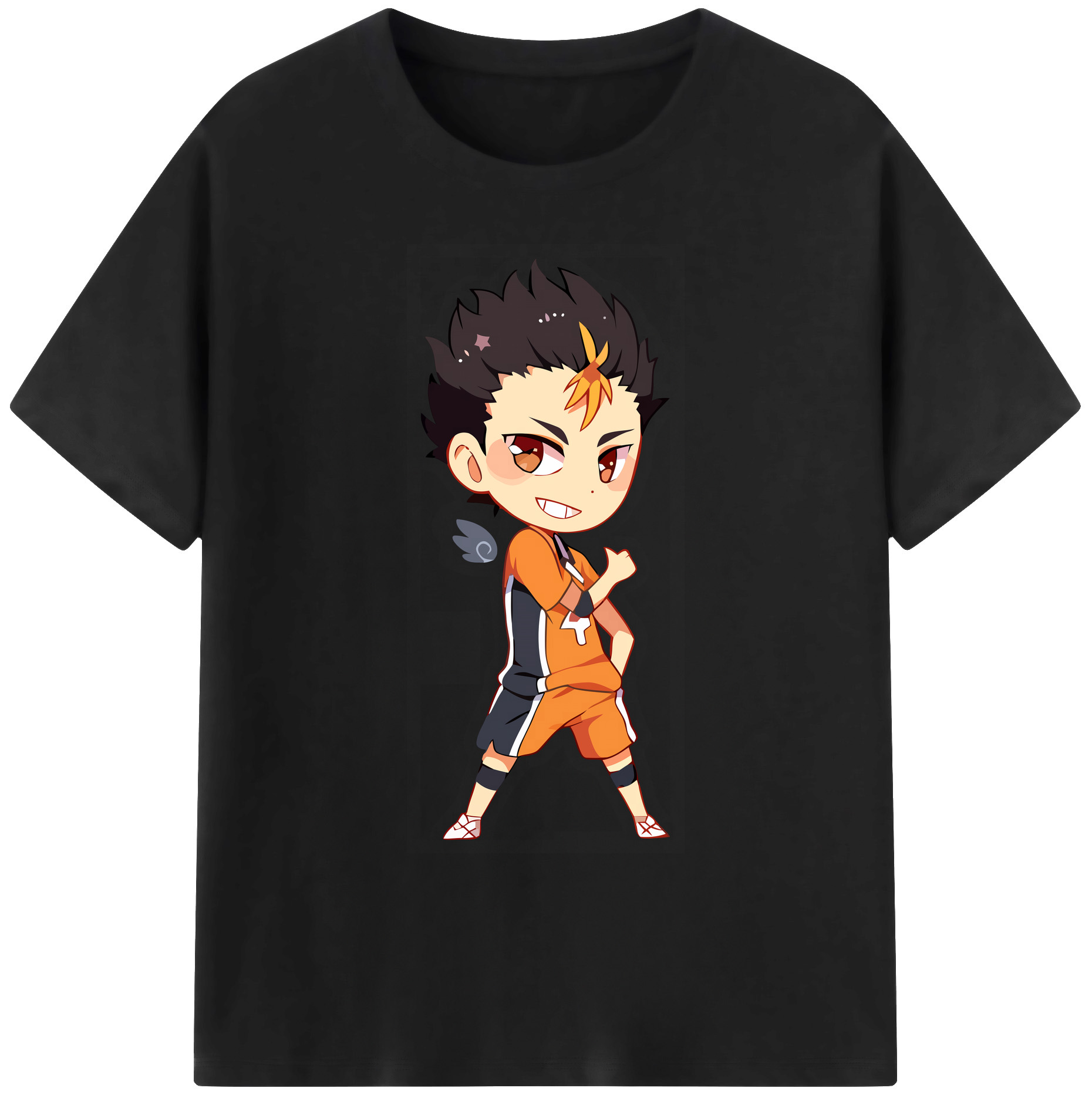 （画像用） ハイキュー!! Haikyu!! 綿100％ メンズ半袖Tシャツ｜肌触りやわらか＆通気性