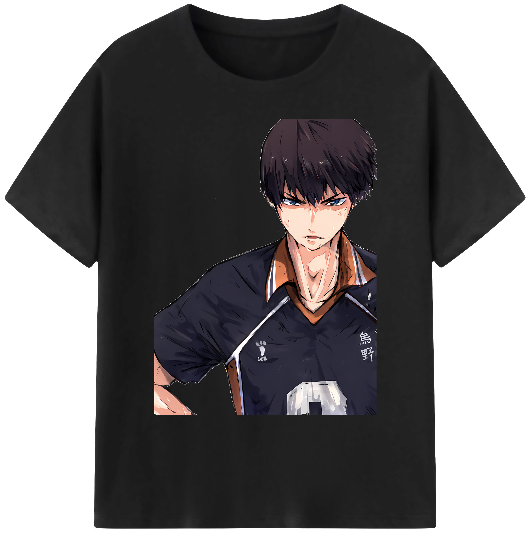 （画像用） ハイキュー!! Haikyu!! 綿100％ メンズ半袖Tシャツ｜肌触りやわらか＆通気性