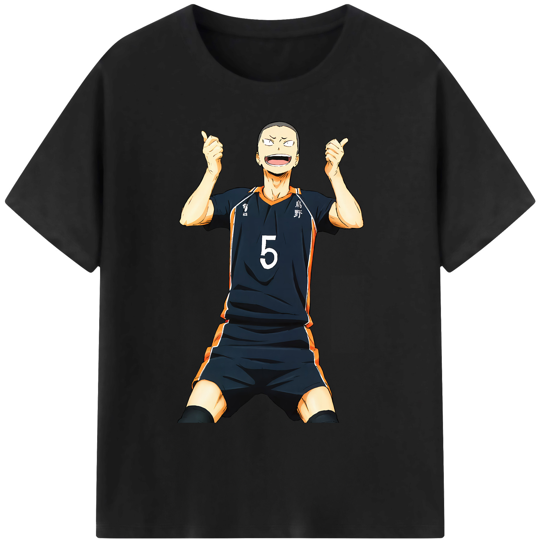 （画像用） ハイキュー!! Haikyu!! 綿100％ メンズ半袖Tシャツ｜肌触りやわらか＆通気性