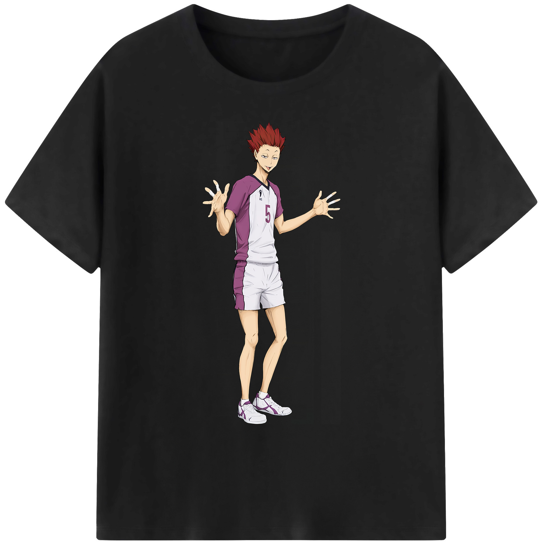 （画像用） ハイキュー!! Haikyu!! 綿100％ メンズ半袖Tシャツ｜肌触りやわらか＆通気性