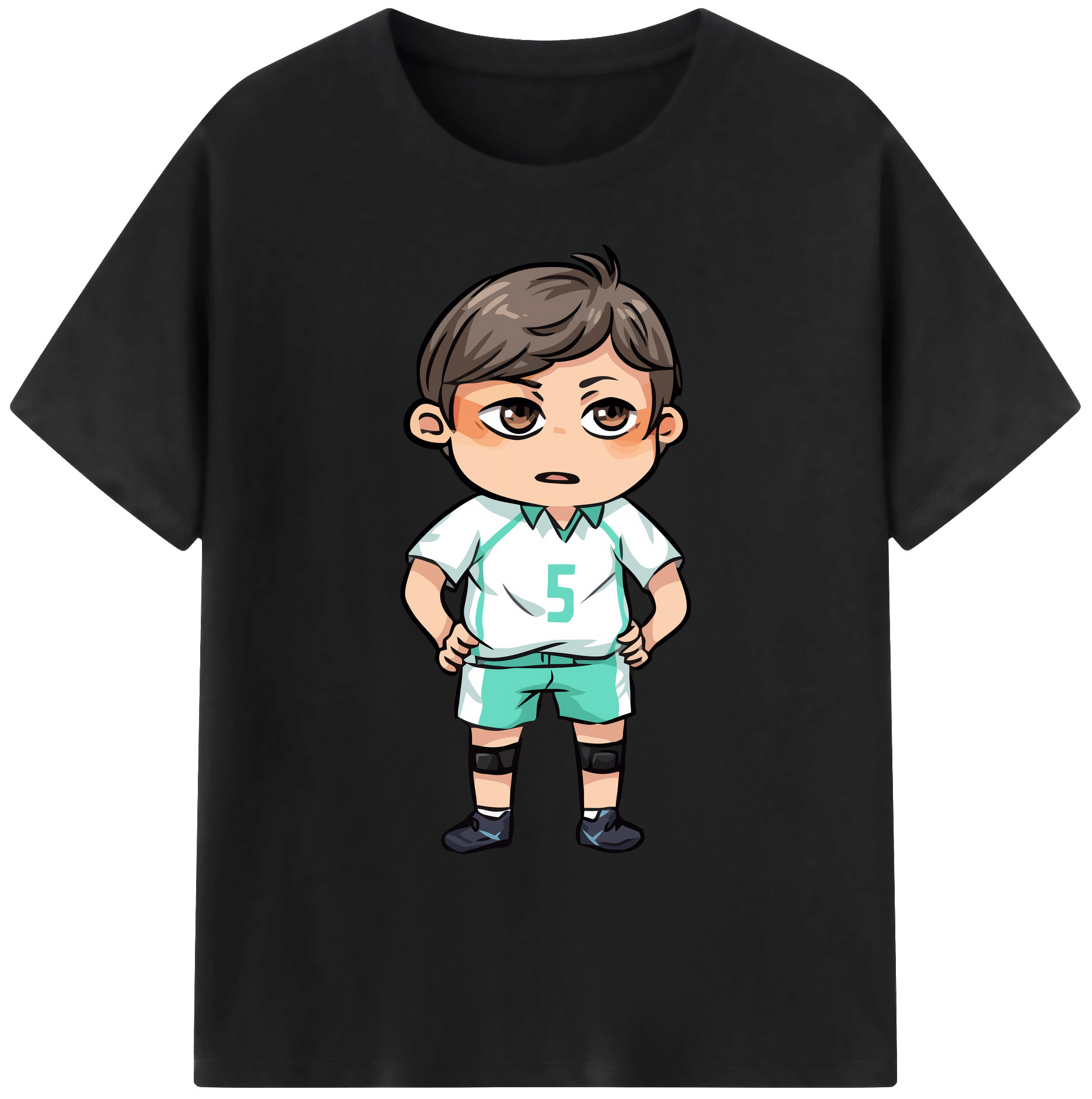 （画像用） ハイキュー!! Haikyu!! 綿100％ メンズ半袖Tシャツ｜肌触りやわらか＆通気性