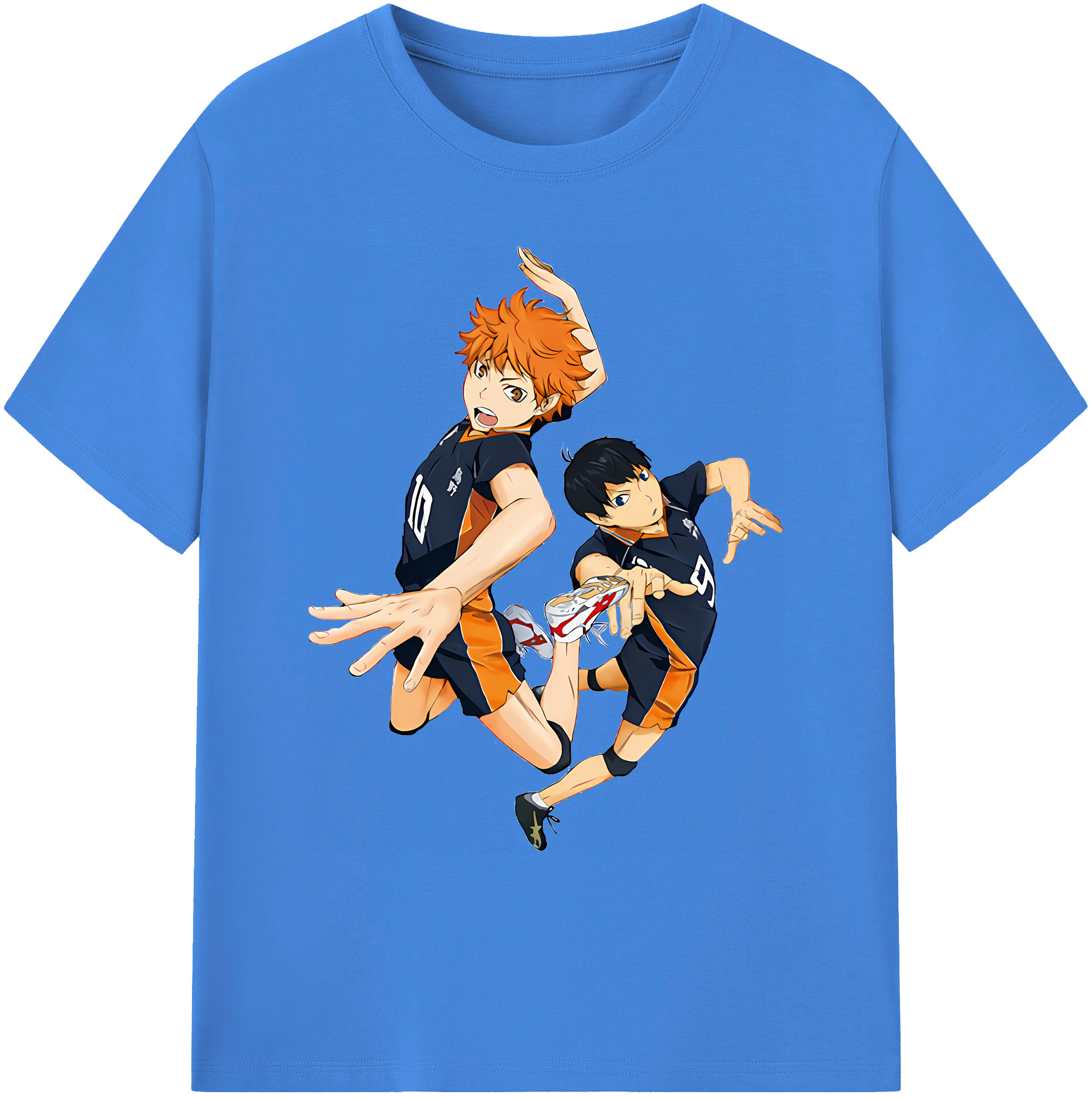 （画像用） ハイキュー!! Haikyu!! 綿100％ メンズ半袖Tシャツ｜肌触りやわらか＆通気性