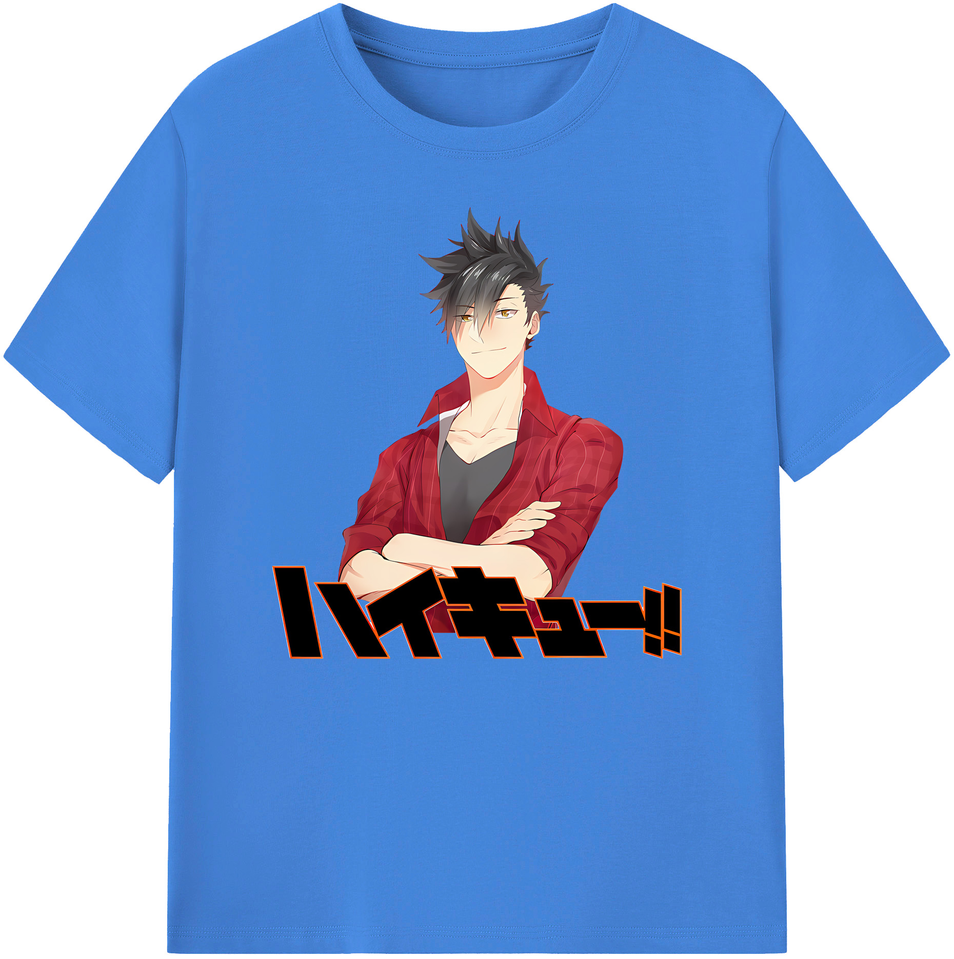 （画像用） ハイキュー!! Haikyu!! 綿100％ メンズ半袖Tシャツ｜肌触りやわらか＆通気性