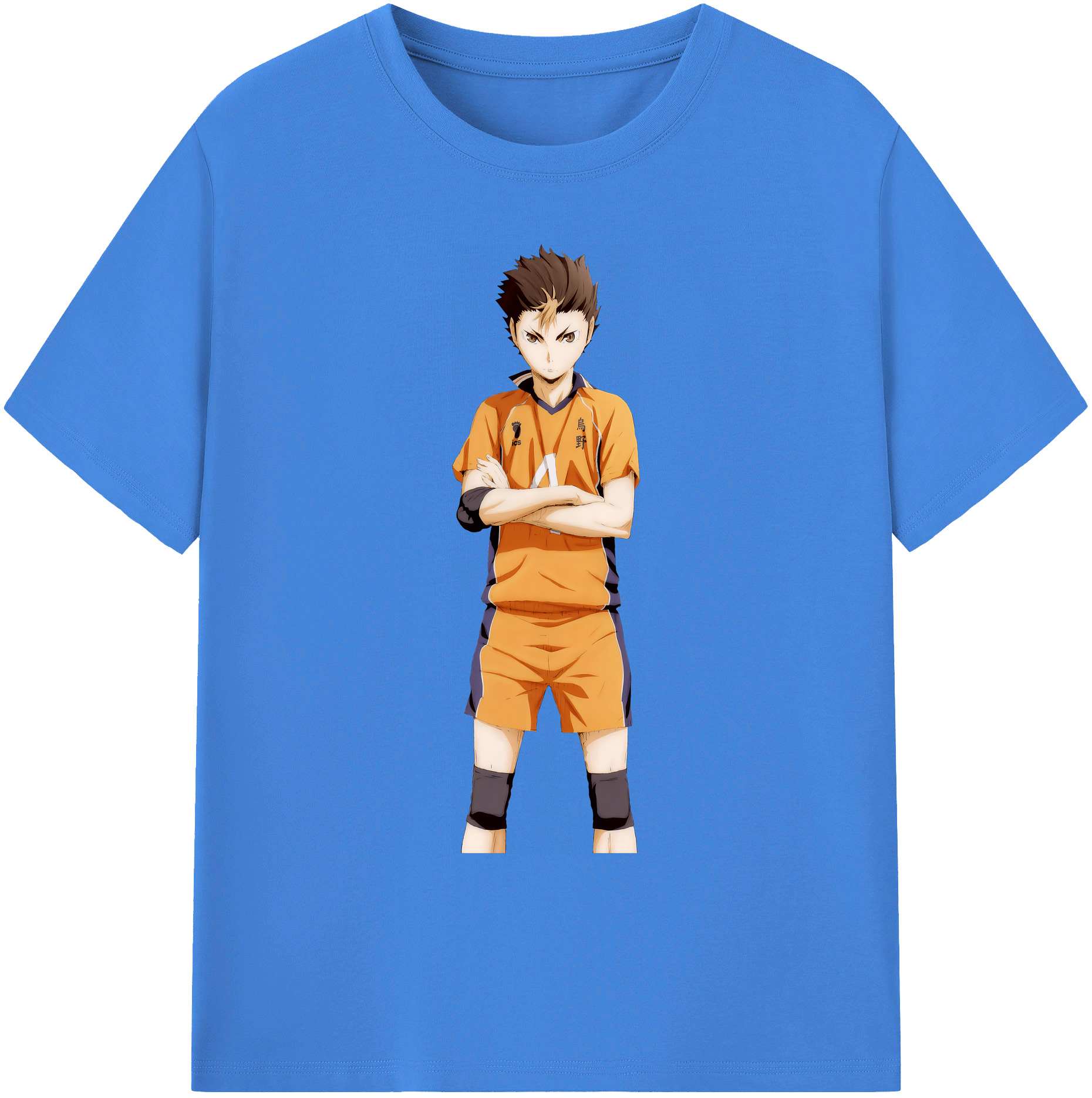 （画像用） ハイキュー!! Haikyu!! 綿100％ メンズ半袖Tシャツ｜肌触りやわらか＆通気性