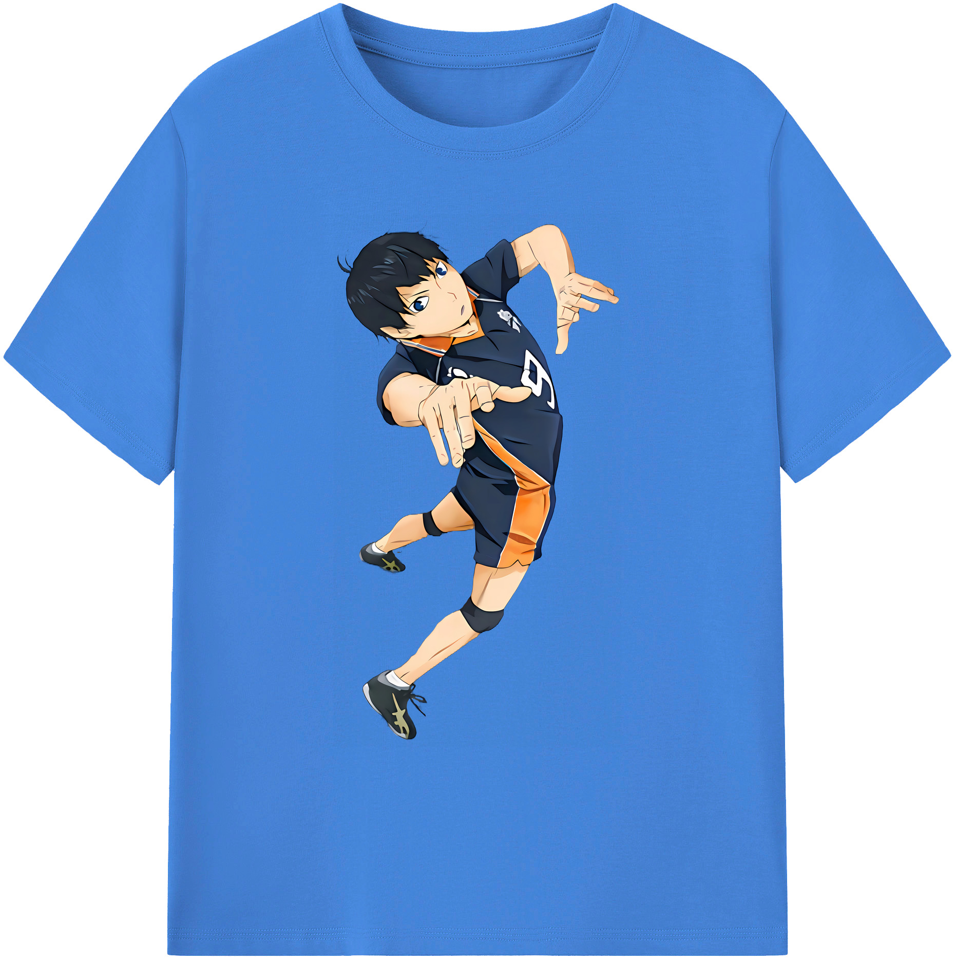 （画像用） ハイキュー!! Haikyu!! 綿100％ メンズ半袖Tシャツ｜肌触りやわらか＆通気性