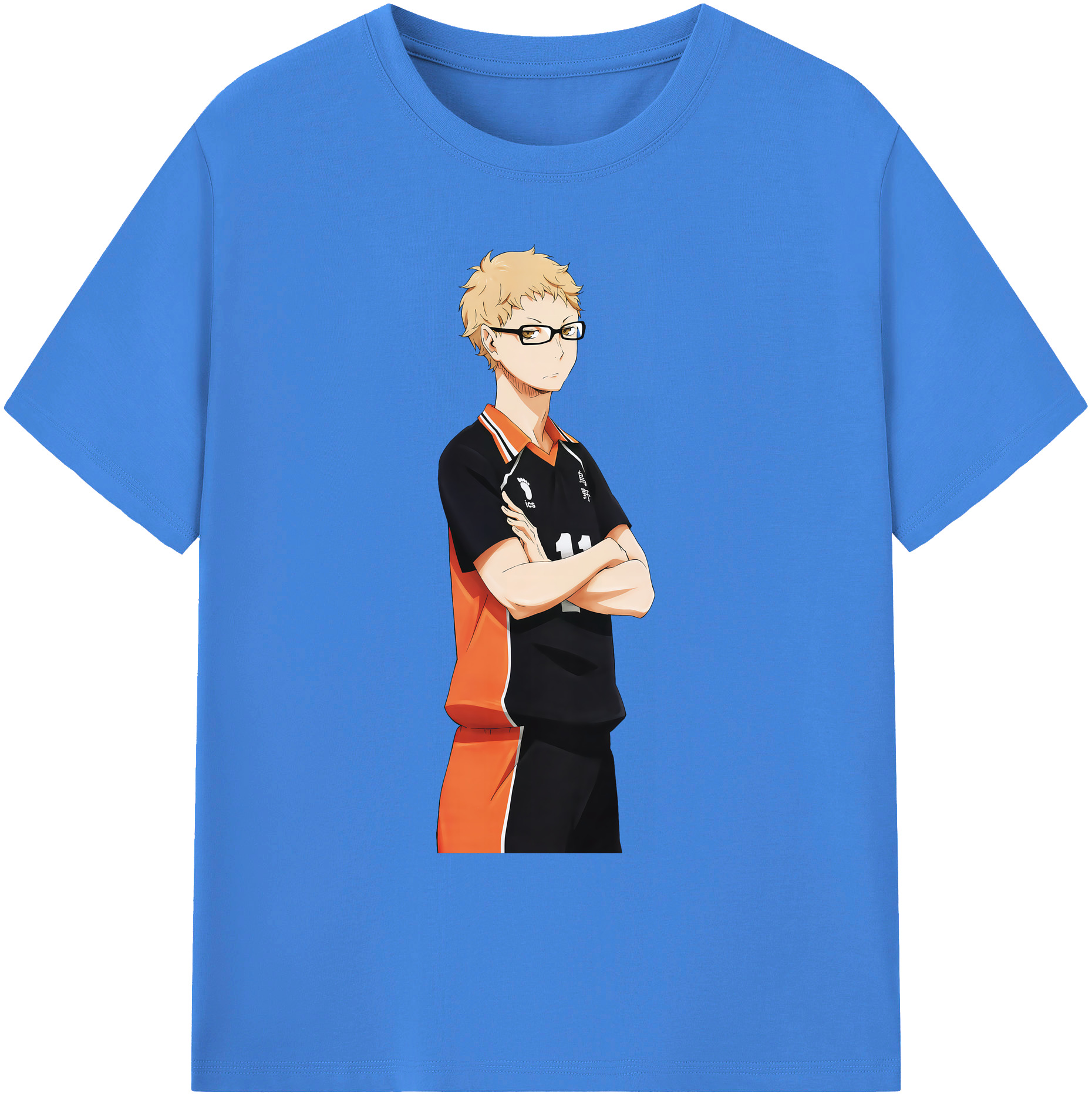 （画像用） ハイキュー!! Haikyu!! 綿100％ メンズ半袖Tシャツ｜肌触りやわらか＆通気性