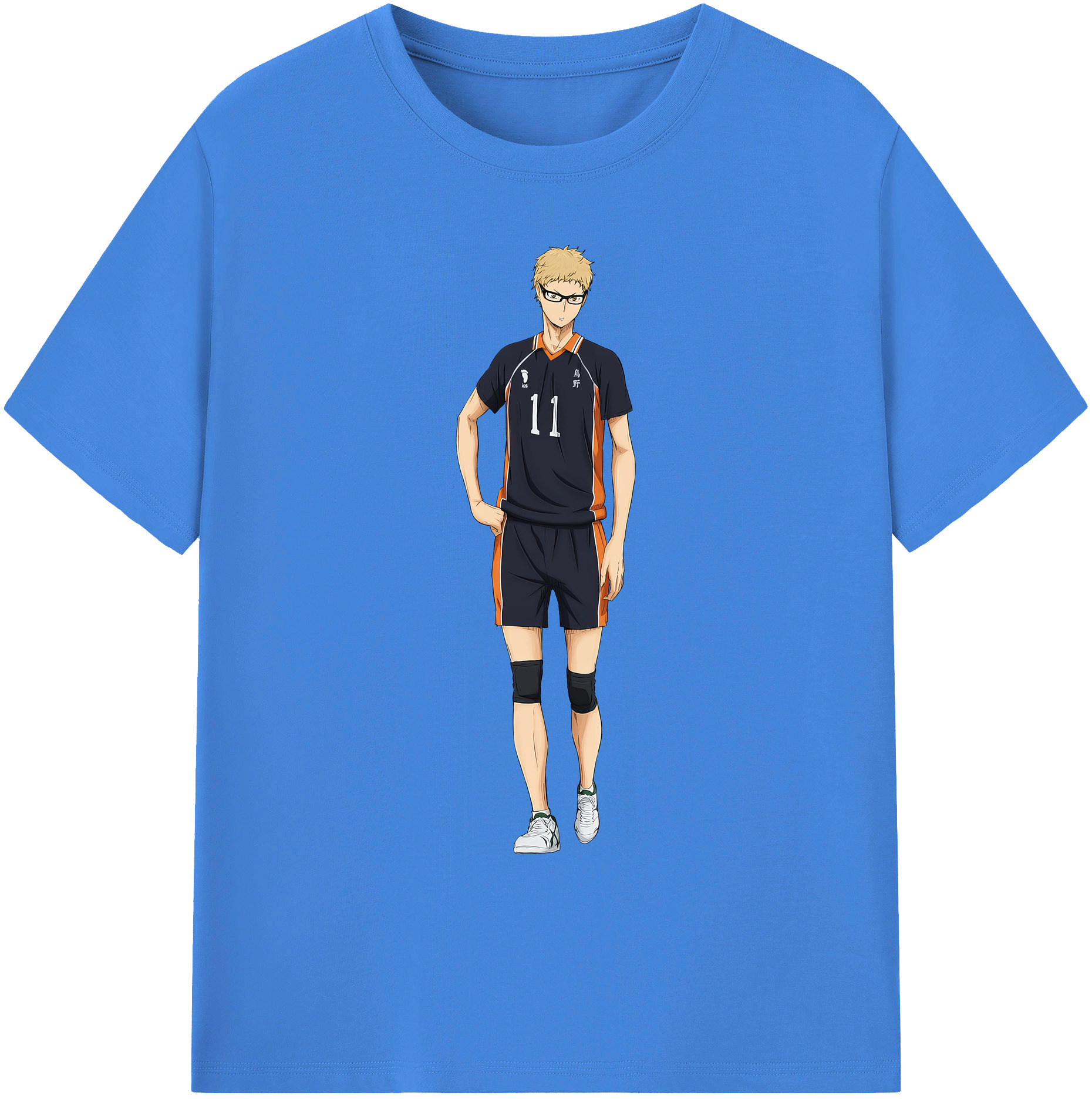 （画像用） ハイキュー!! Haikyu!! 綿100％ メンズ半袖Tシャツ｜肌触りやわらか＆通気性