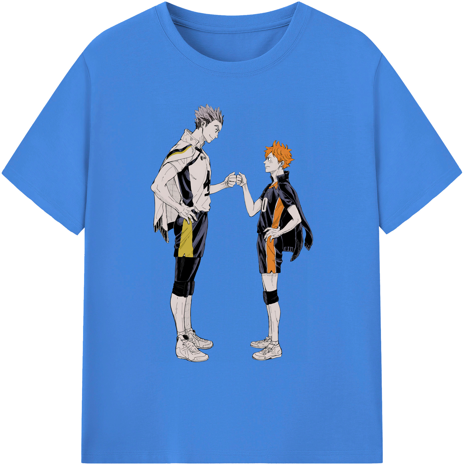 （画像用） ハイキュー!! Haikyu!! 綿100％ メンズ半袖Tシャツ｜肌触りやわらか＆通気性