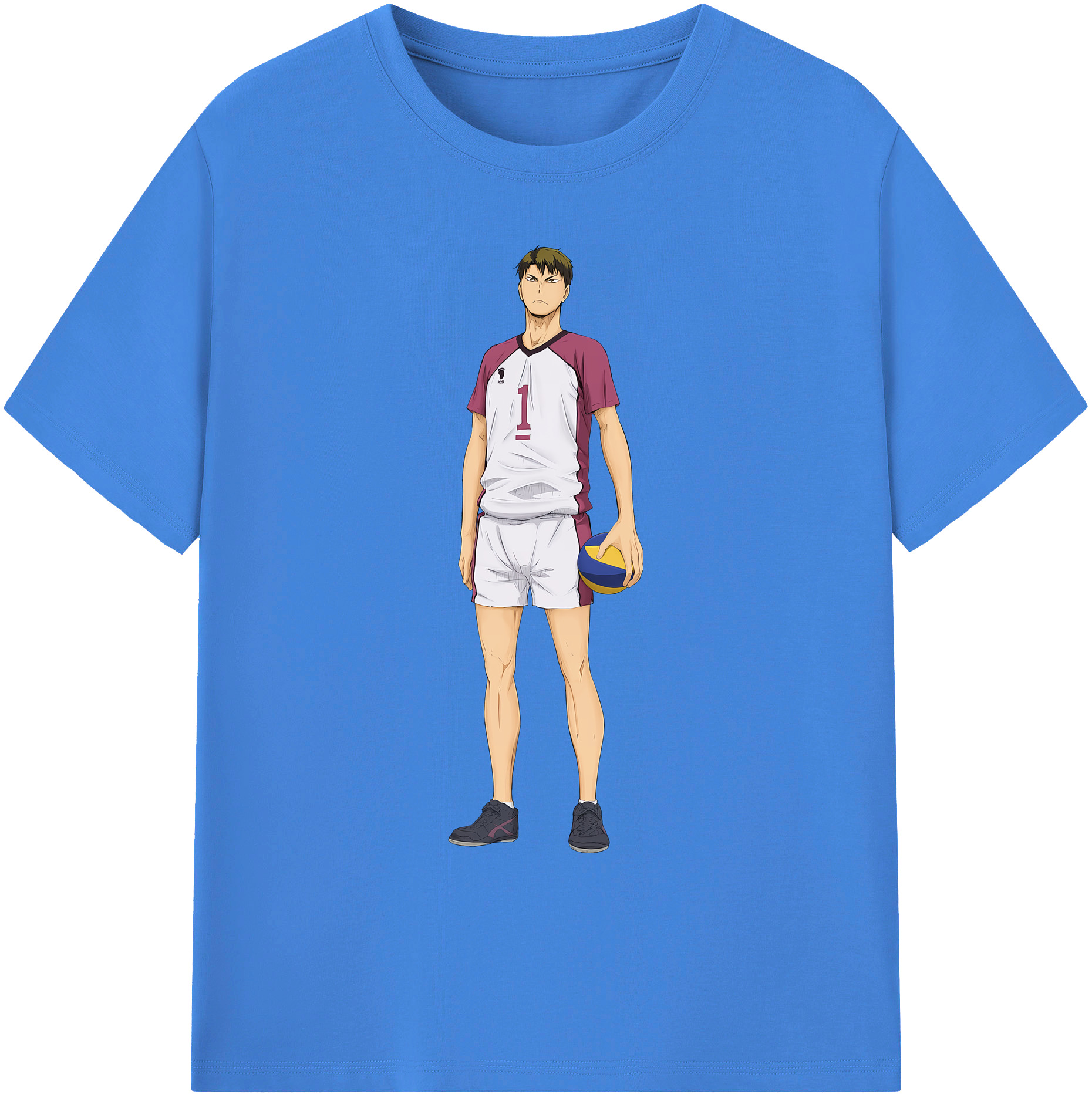 （画像用） ハイキュー!! Haikyu!! 綿100％ メンズ半袖Tシャツ｜肌触りやわらか＆通気性