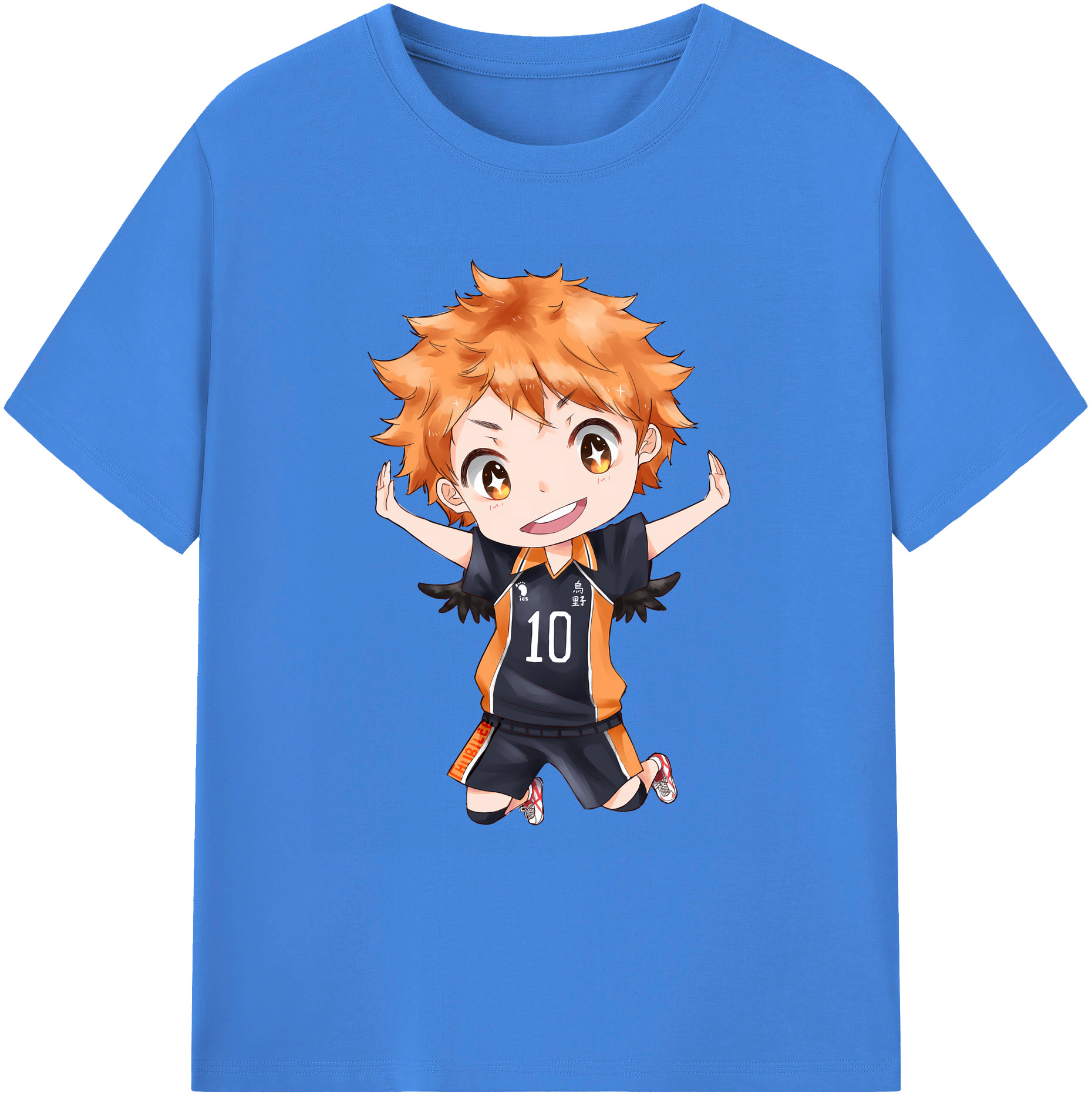 （画像用） ハイキュー!! Haikyu!! 綿100％ メンズ半袖Tシャツ｜肌触りやわらか＆通気性