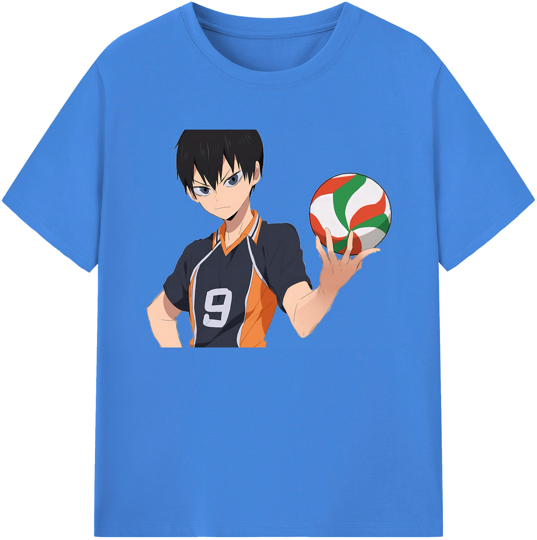 （画像用） ハイキュー!! Haikyu!! 綿100％ メンズ半袖Tシャツ｜肌触りやわらか＆通気性