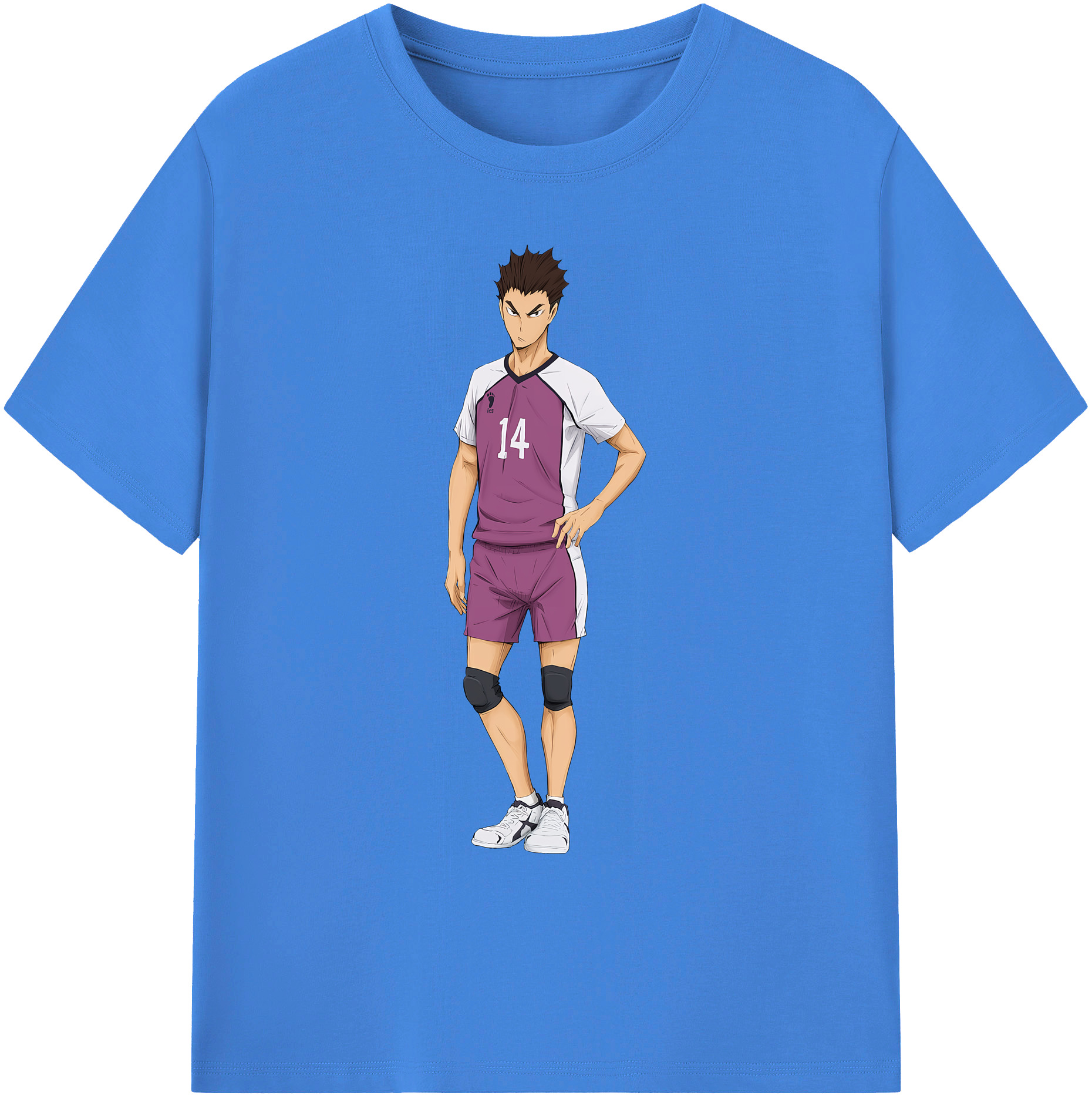 （画像用） ハイキュー!! Haikyu!! 綿100％ メンズ半袖Tシャツ｜肌触りやわらか＆通気性
