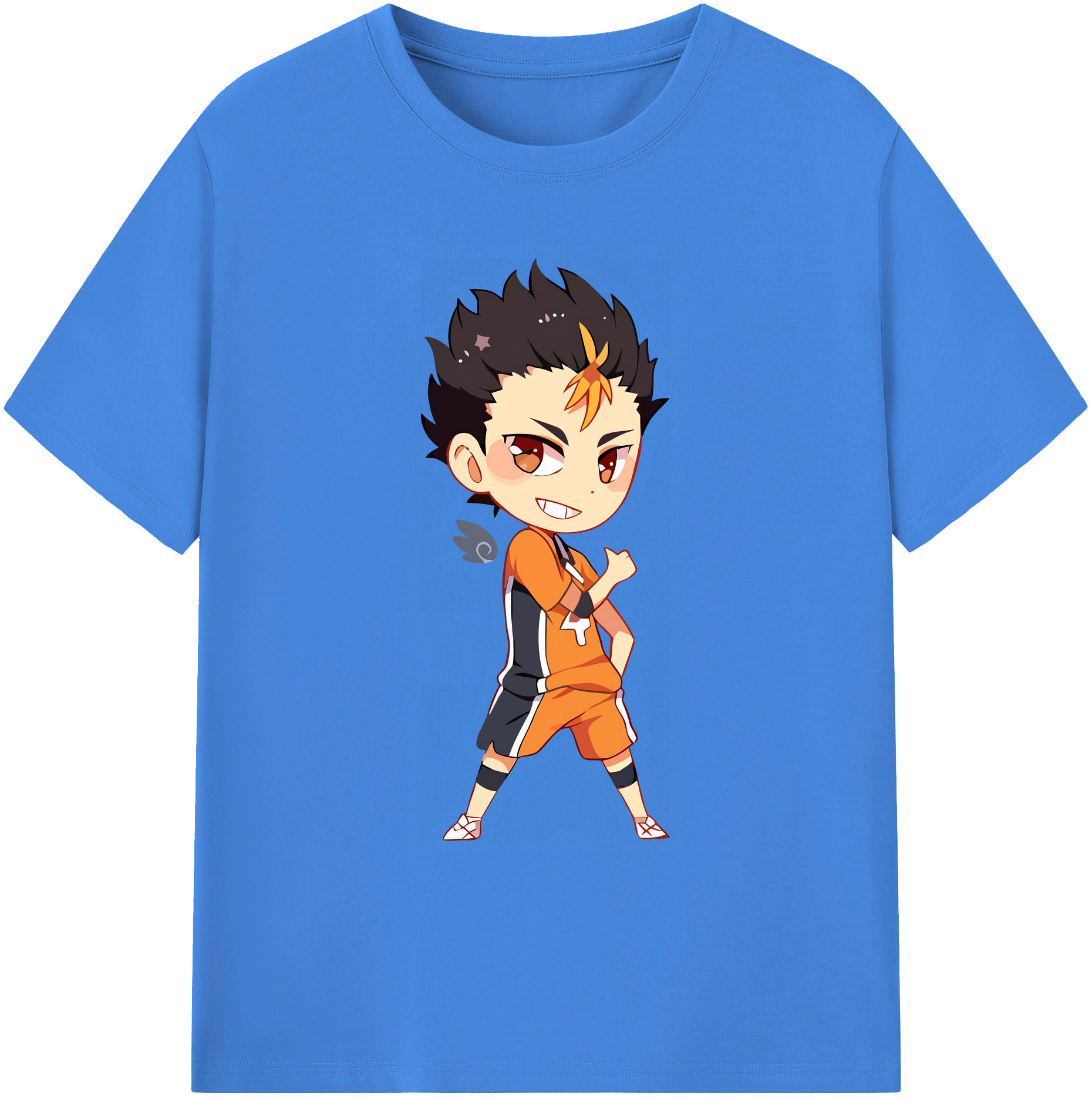 （画像用） ハイキュー!! Haikyu!! 綿100％ メンズ半袖Tシャツ｜肌触りやわらか＆通気性