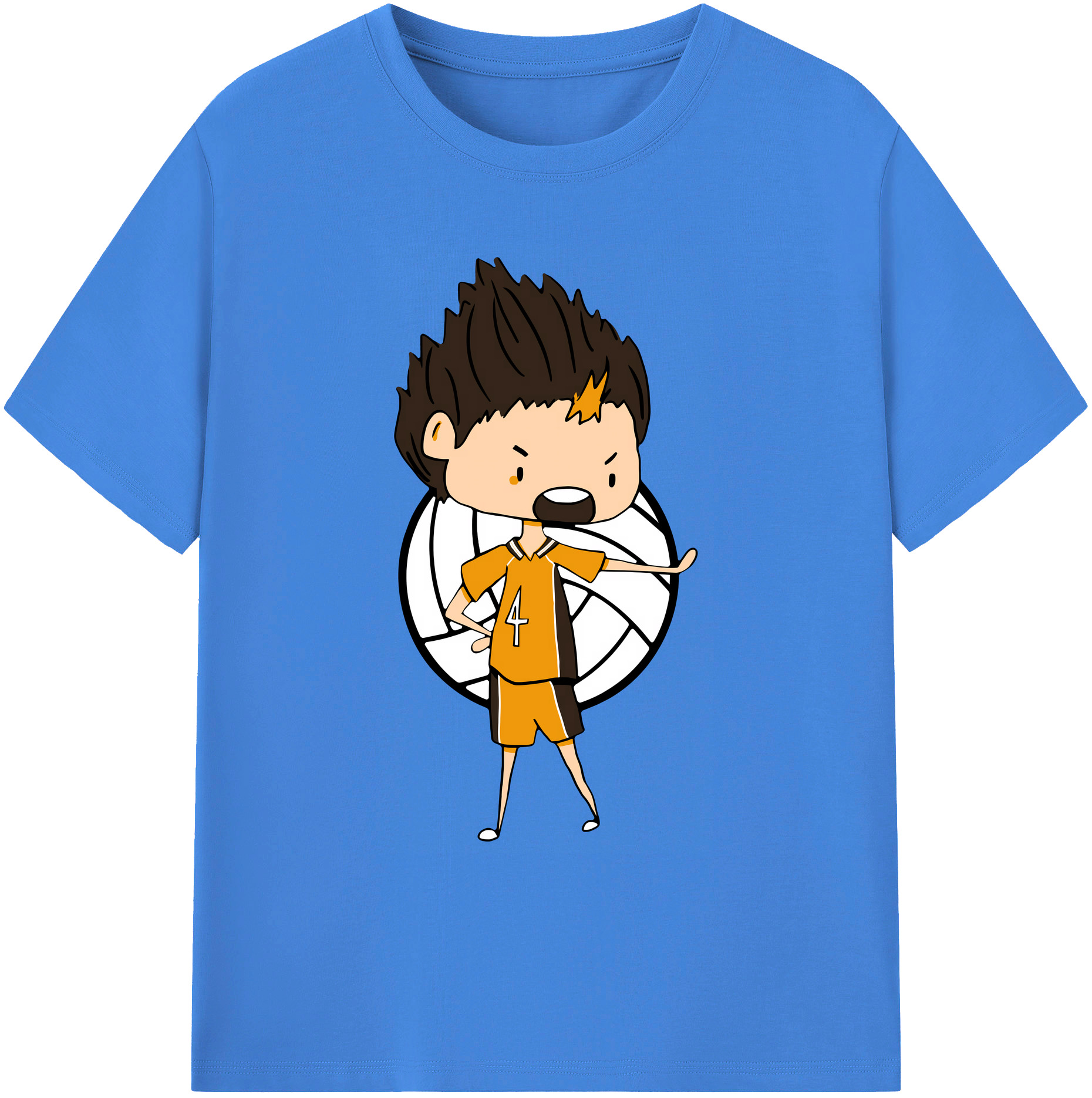（画像用） ハイキュー!! Haikyu!! 綿100％ メンズ半袖Tシャツ｜肌触りやわらか＆通気性