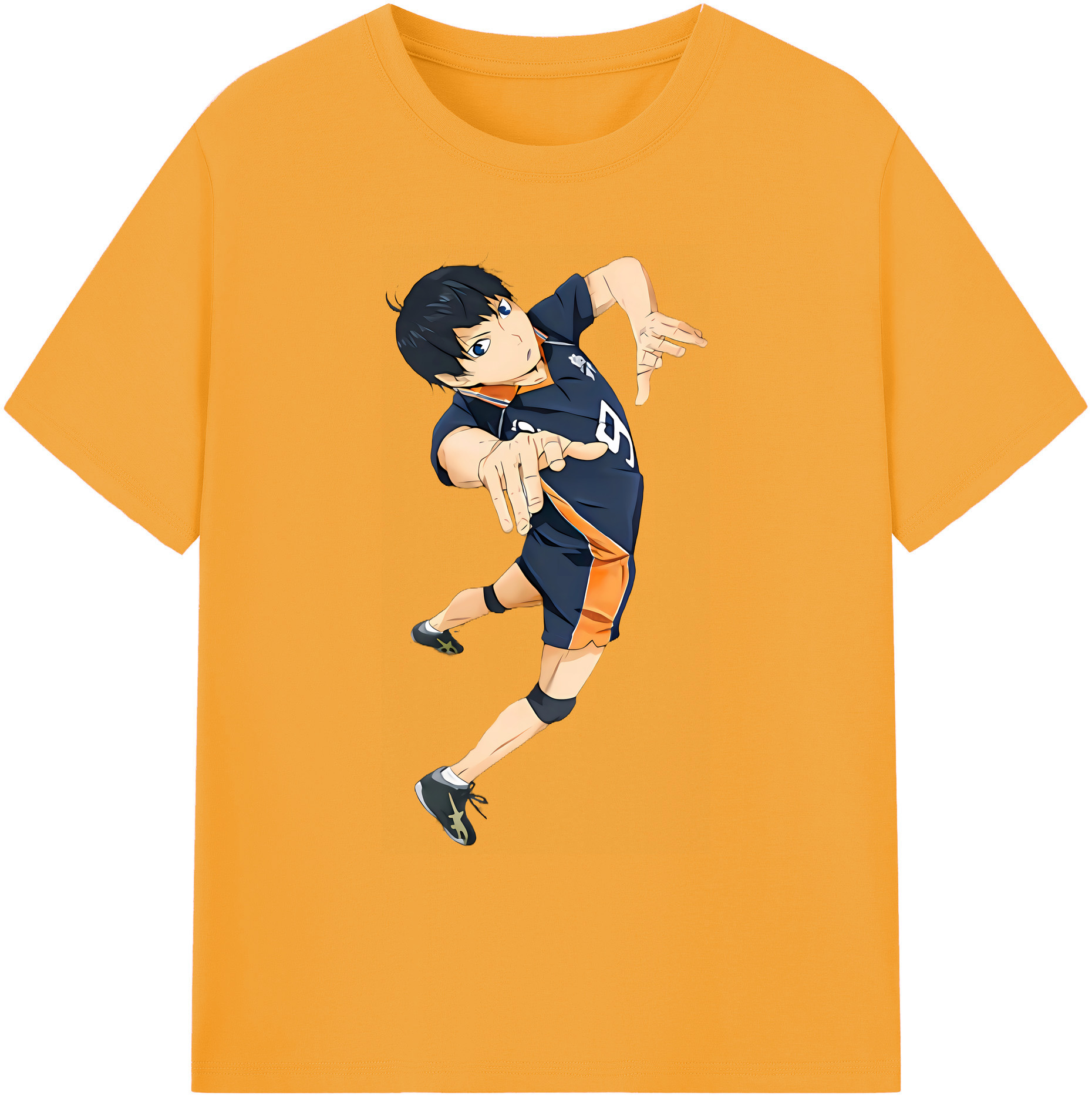 （画像用） ハイキュー!! Haikyu!! 綿100％ メンズ半袖Tシャツ｜肌触りやわらか＆通気性
