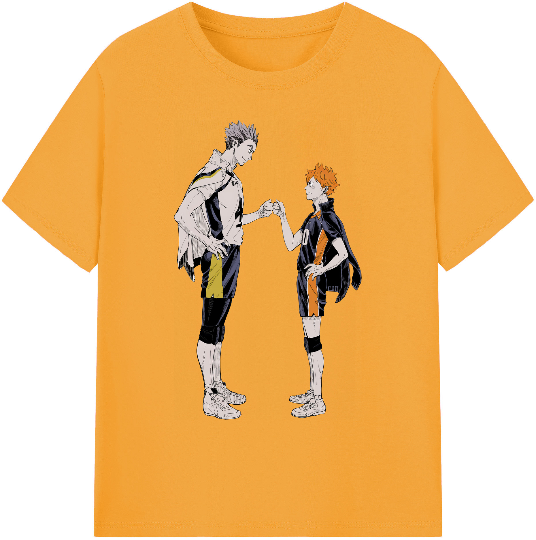 （画像用） ハイキュー!! Haikyu!! 綿100％ メンズ半袖Tシャツ｜肌触りやわらか＆通気性