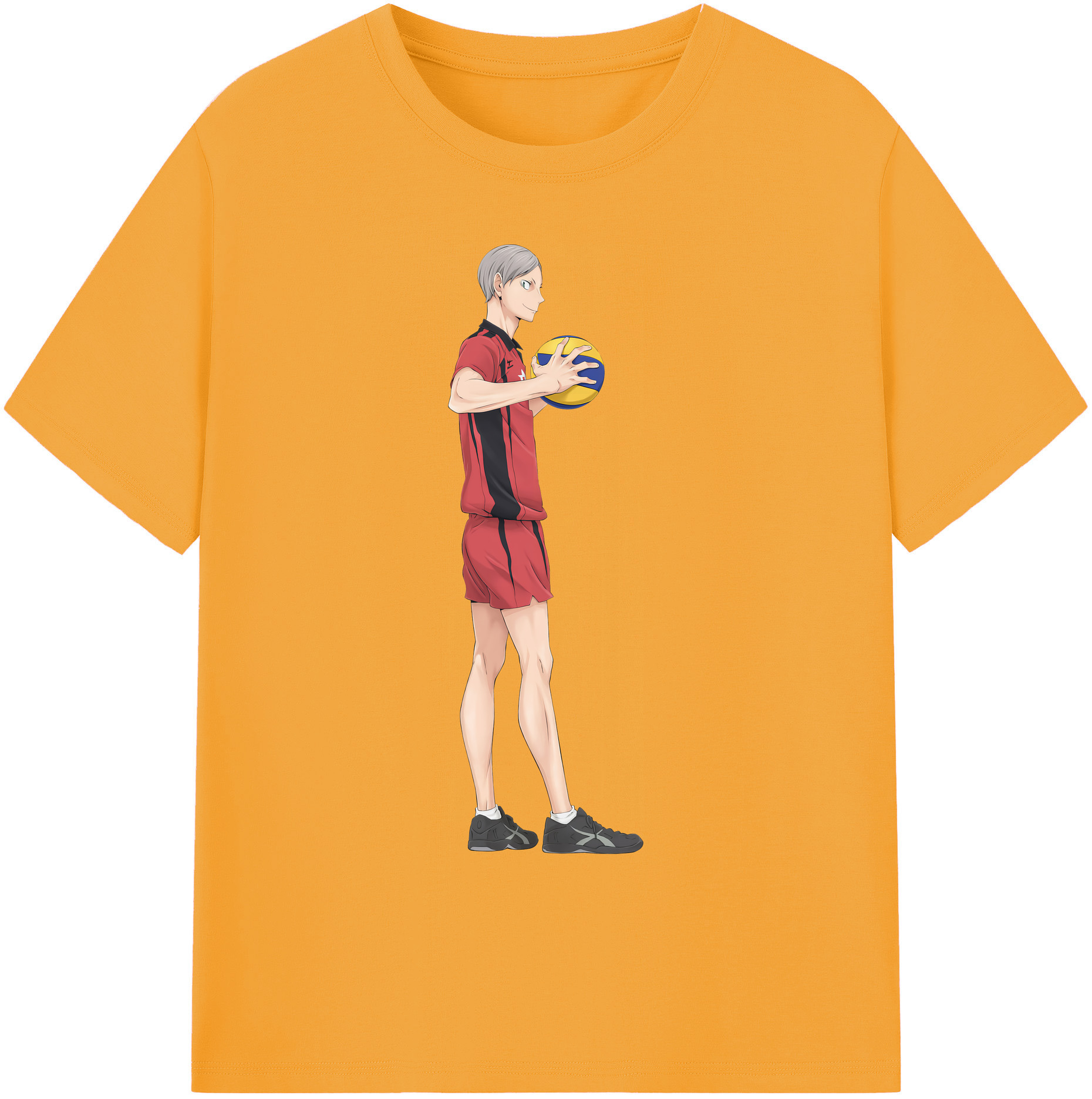 （画像用） ハイキュー!! Haikyu!! 綿100％ メンズ半袖Tシャツ｜肌触りやわらか＆通気性