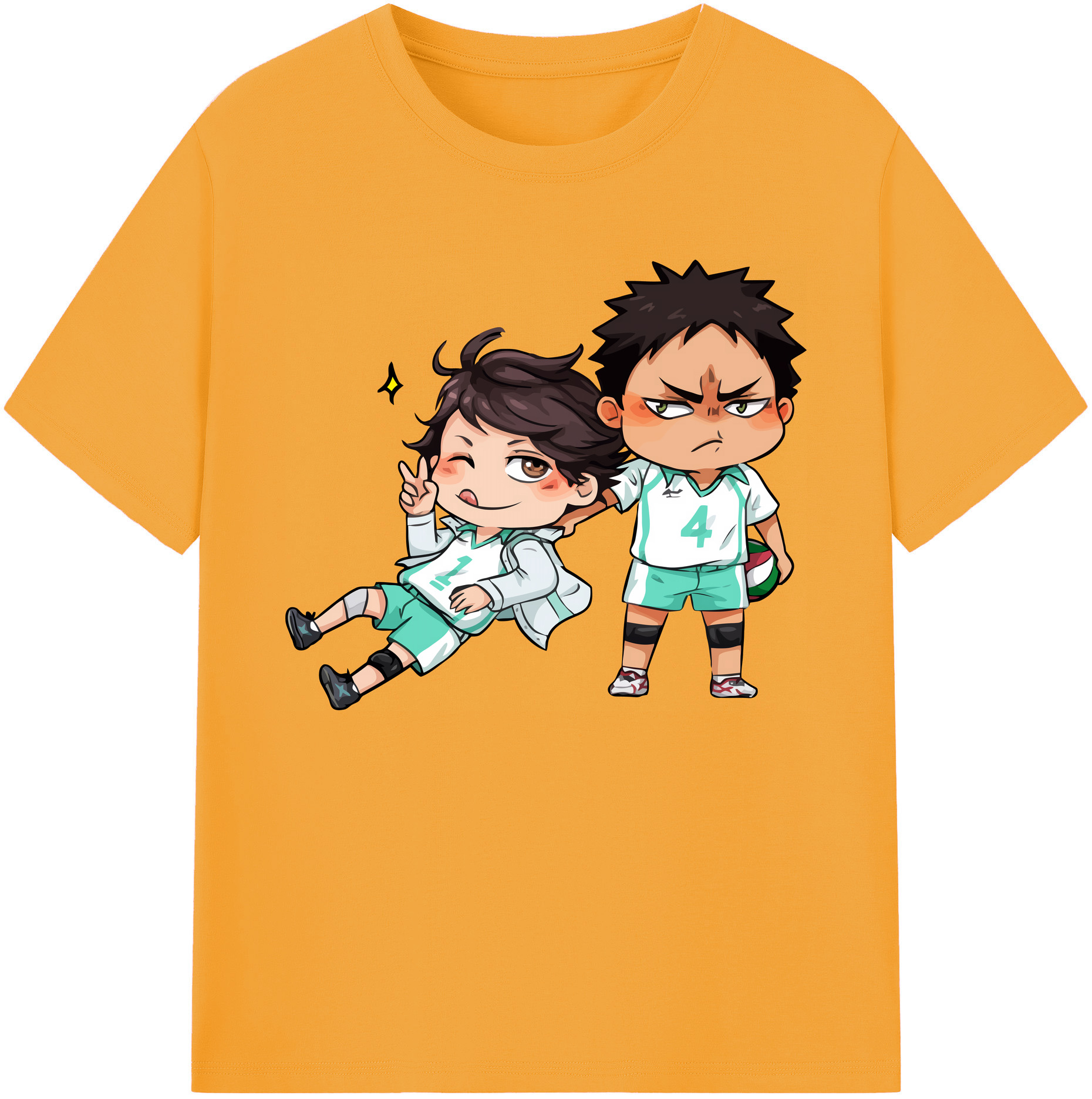 （画像用） ハイキュー!! Haikyu!! 綿100％ メンズ半袖Tシャツ｜肌触りやわらか＆通気性