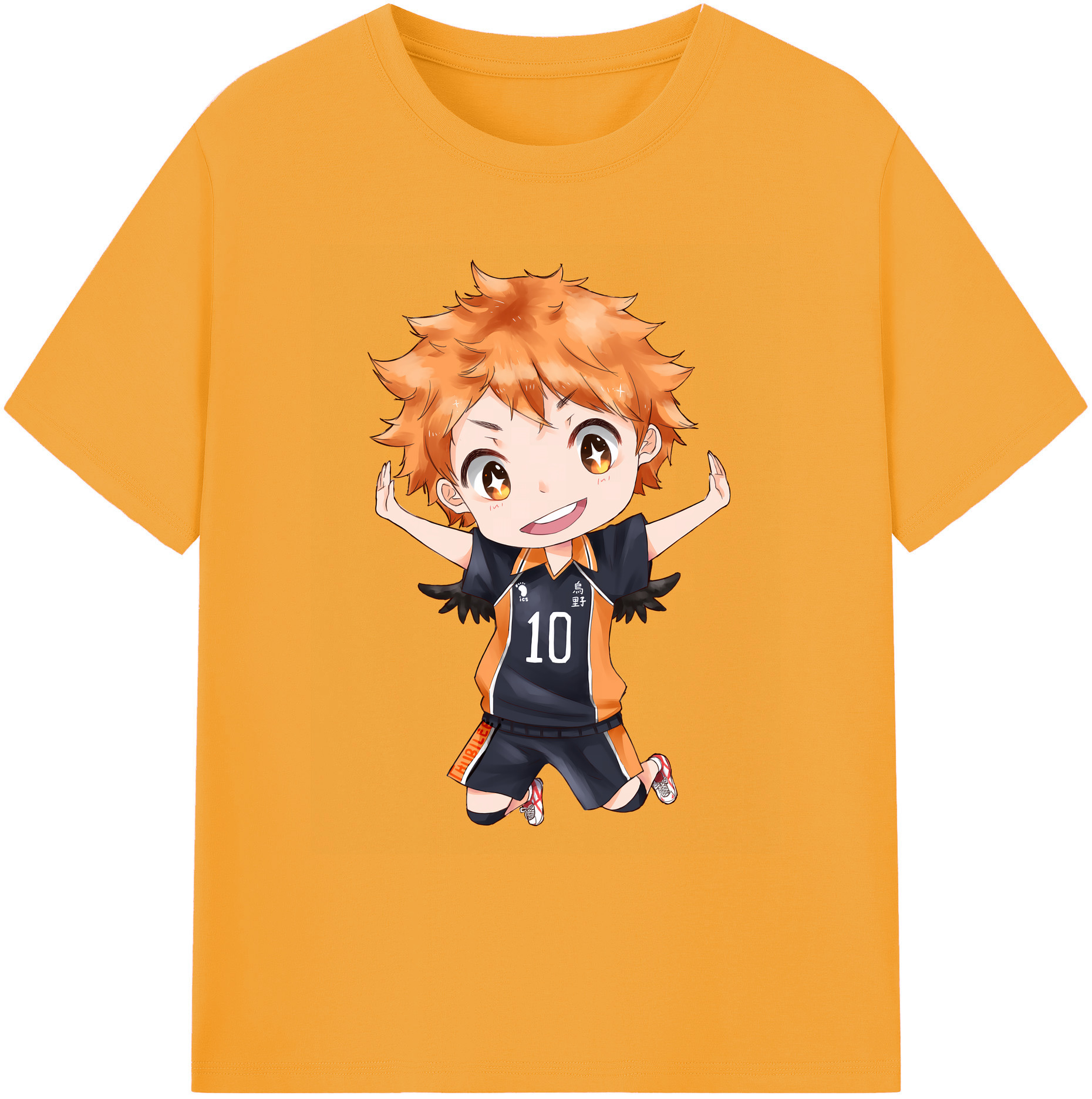 （画像用） ハイキュー!! Haikyu!! 綿100％ メンズ半袖Tシャツ｜肌触りやわらか＆通気性