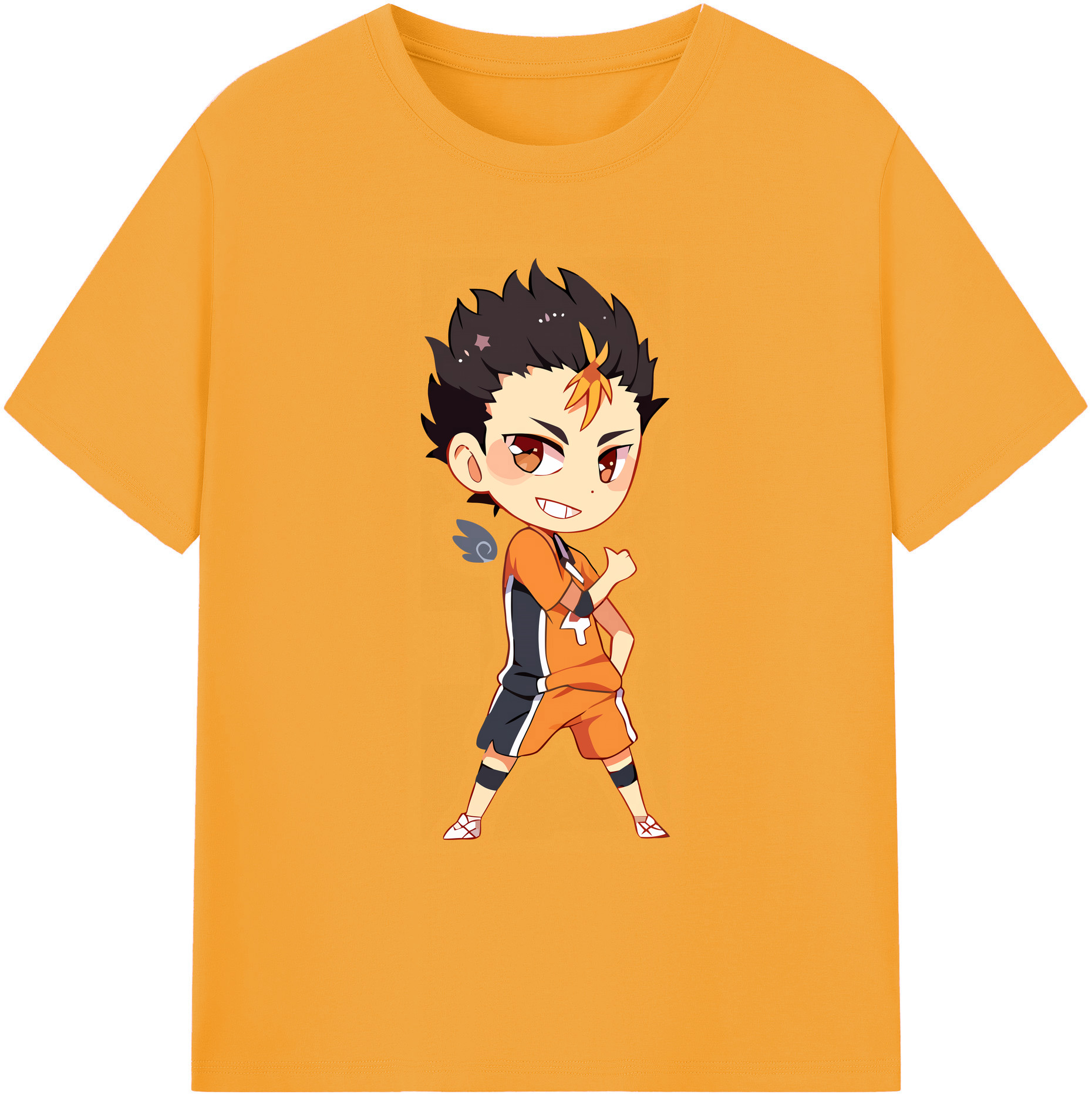 （画像用） ハイキュー!! Haikyu!! 綿100％ メンズ半袖Tシャツ｜肌触りやわらか＆通気性