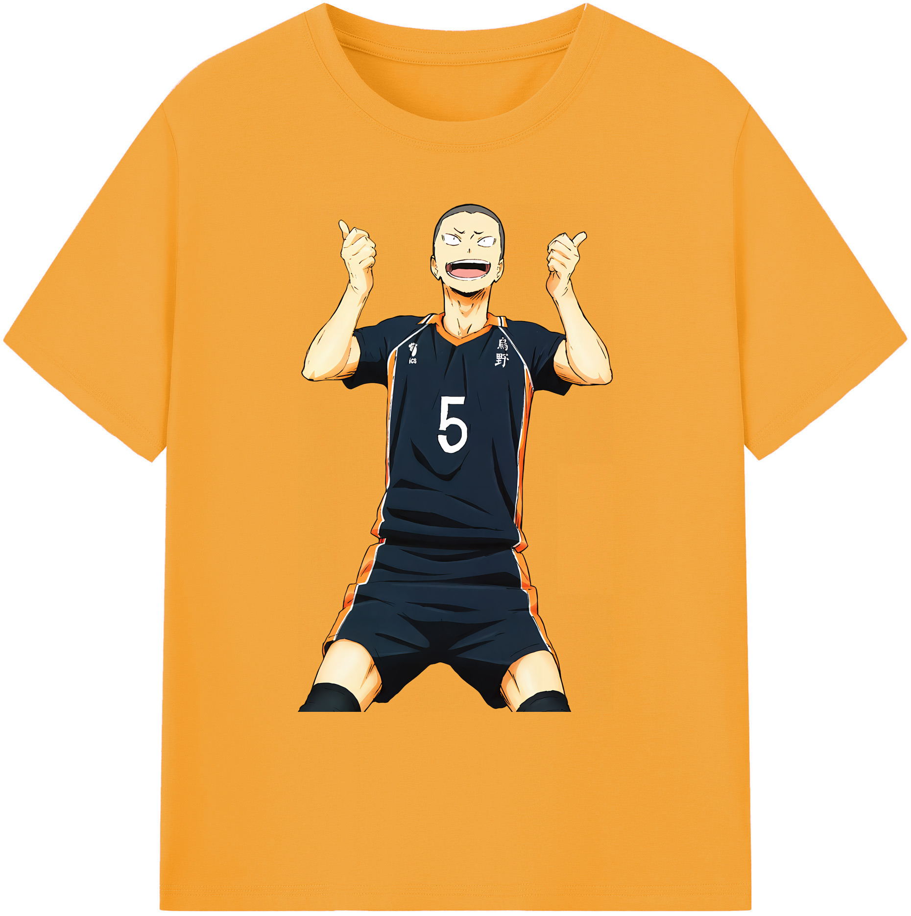 （画像用） ハイキュー!! Haikyu!! 綿100％ メンズ半袖Tシャツ｜肌触りやわらか＆通気性