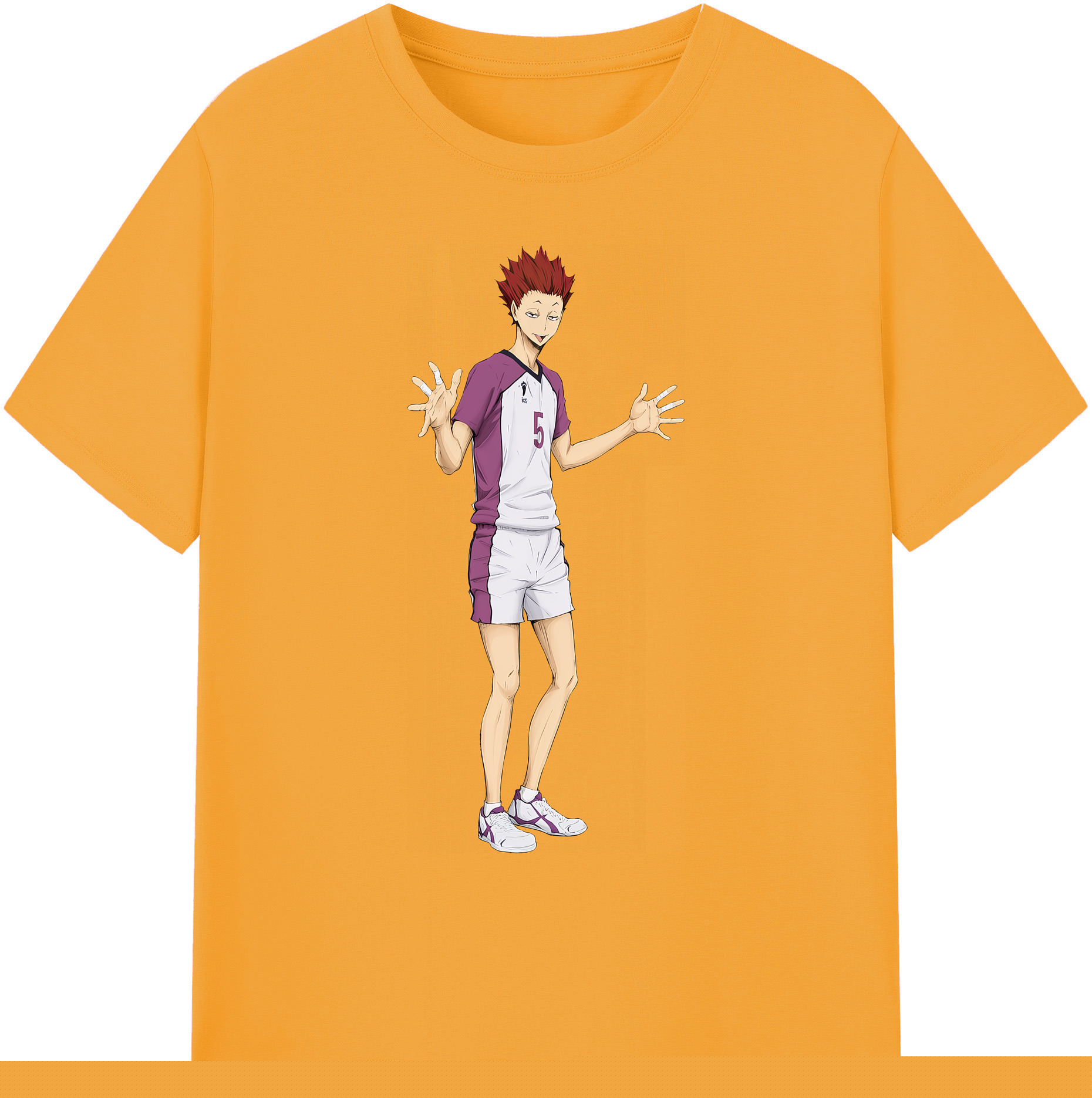 （画像用） ハイキュー!! Haikyu!! 綿100％ メンズ半袖Tシャツ｜肌触りやわらか＆通気性