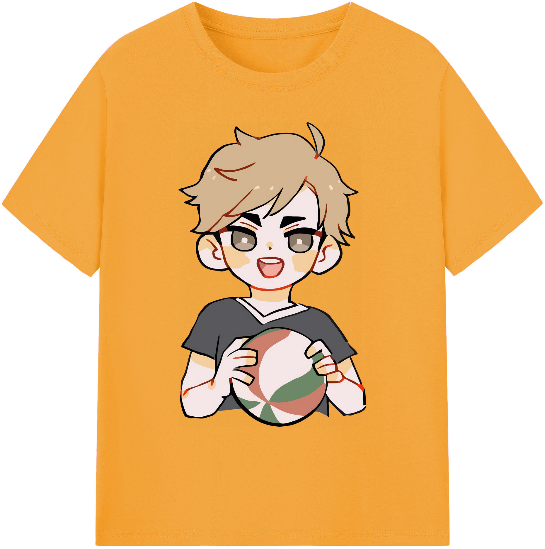 （画像用） ハイキュー!! Haikyu!! 綿100％ メンズ半袖Tシャツ｜肌触りやわらか＆通気性