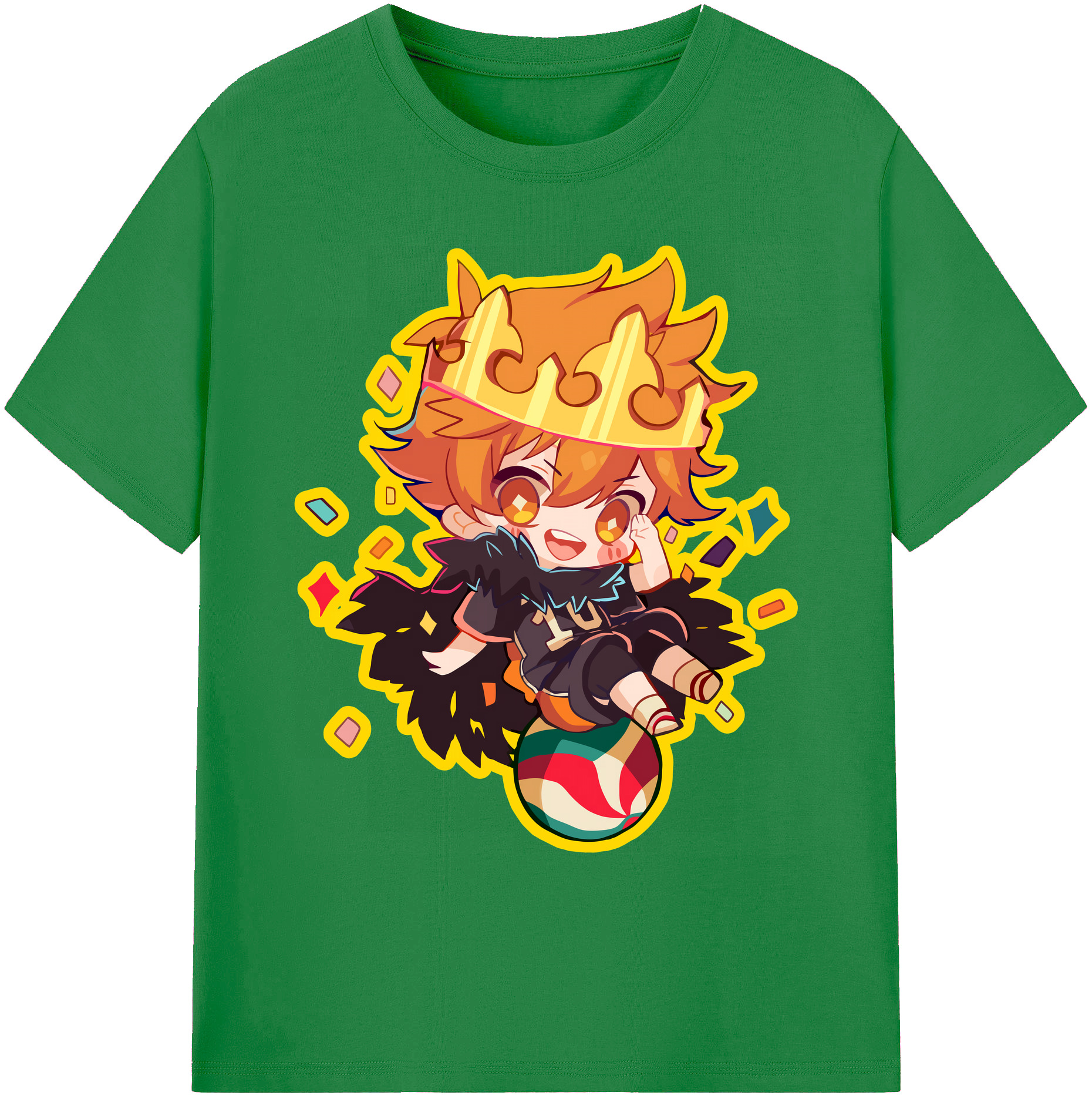 （画像用） ハイキュー!! Haikyu!! 綿100％ メンズ半袖Tシャツ｜肌触りやわらか＆通気性