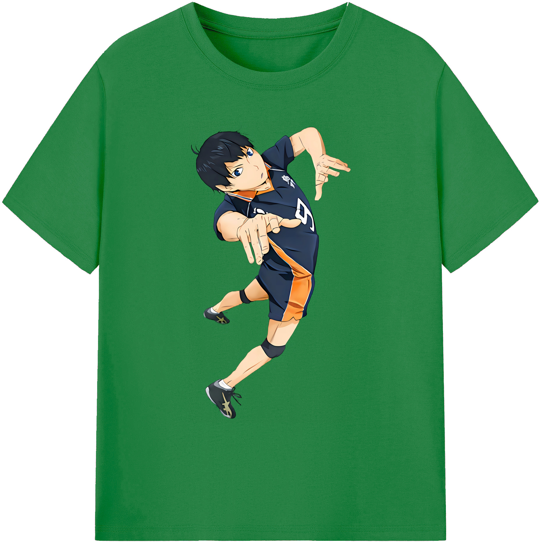 （画像用） ハイキュー!! Haikyu!! 綿100％ メンズ半袖Tシャツ｜肌触りやわらか＆通気性