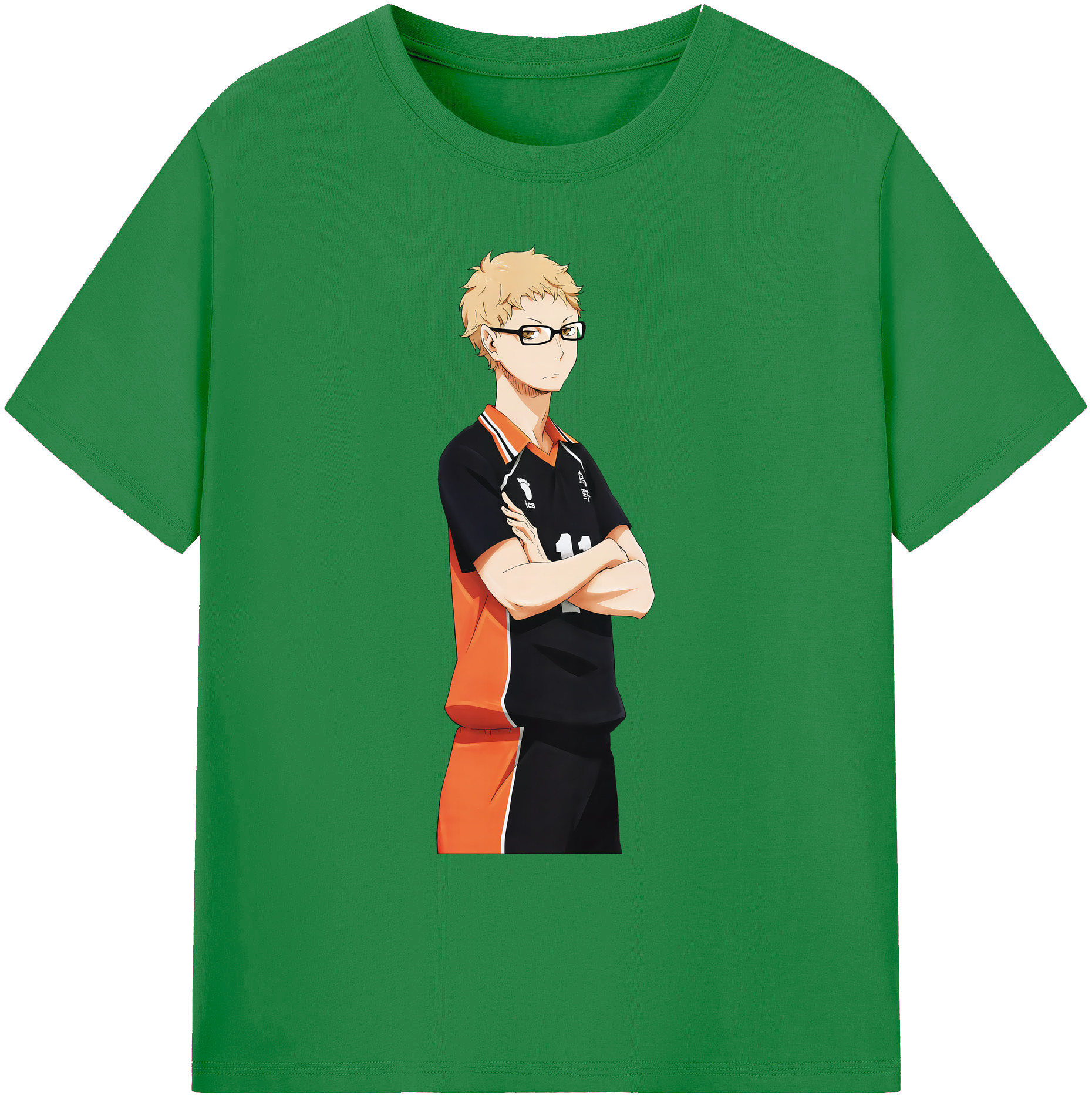 （画像用） ハイキュー!! Haikyu!! 綿100％ メンズ半袖Tシャツ｜肌触りやわらか＆通気性