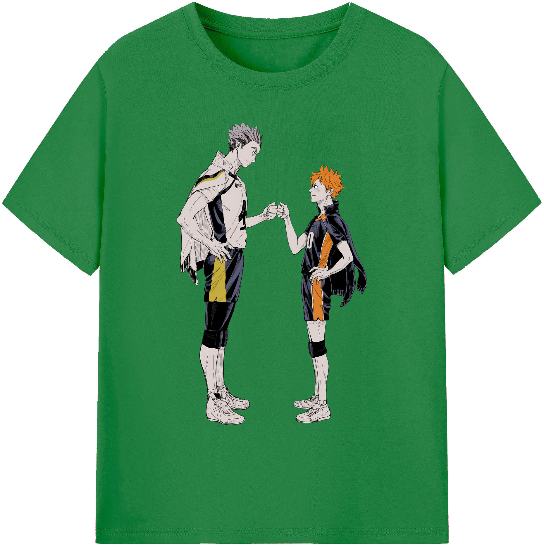 （画像用） ハイキュー!! Haikyu!! 綿100％ メンズ半袖Tシャツ｜肌触りやわらか＆通気性