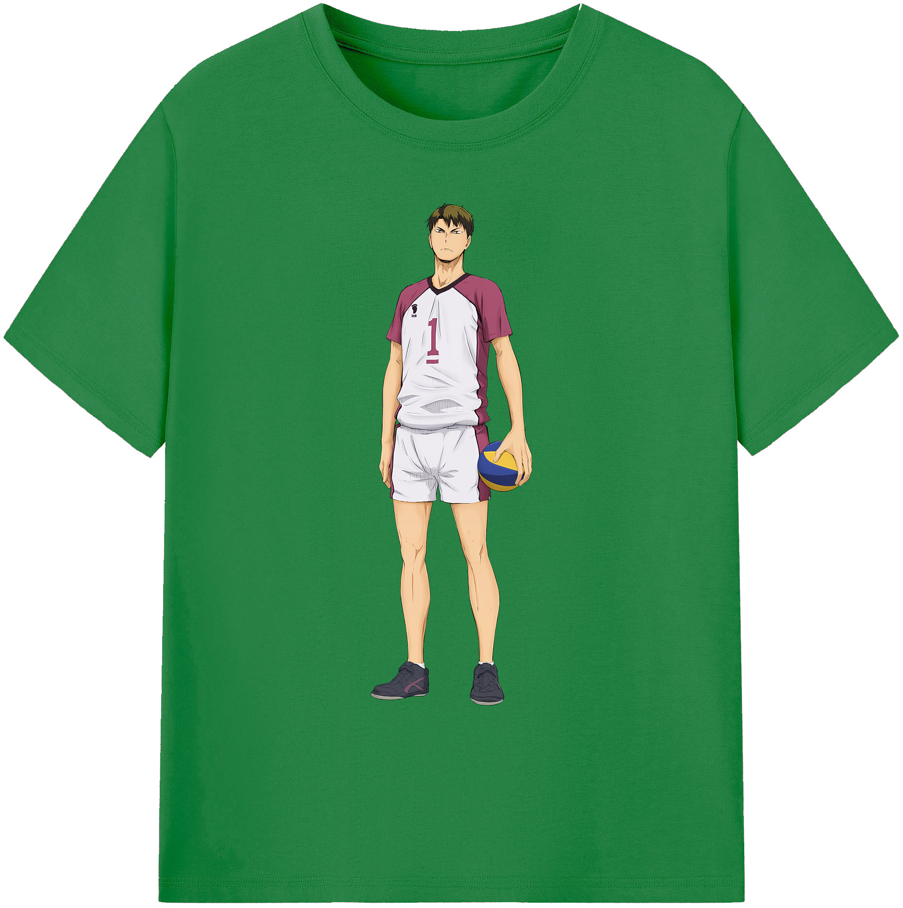 （画像用） ハイキュー!! Haikyu!! 綿100％ メンズ半袖Tシャツ｜肌触りやわらか＆通気性