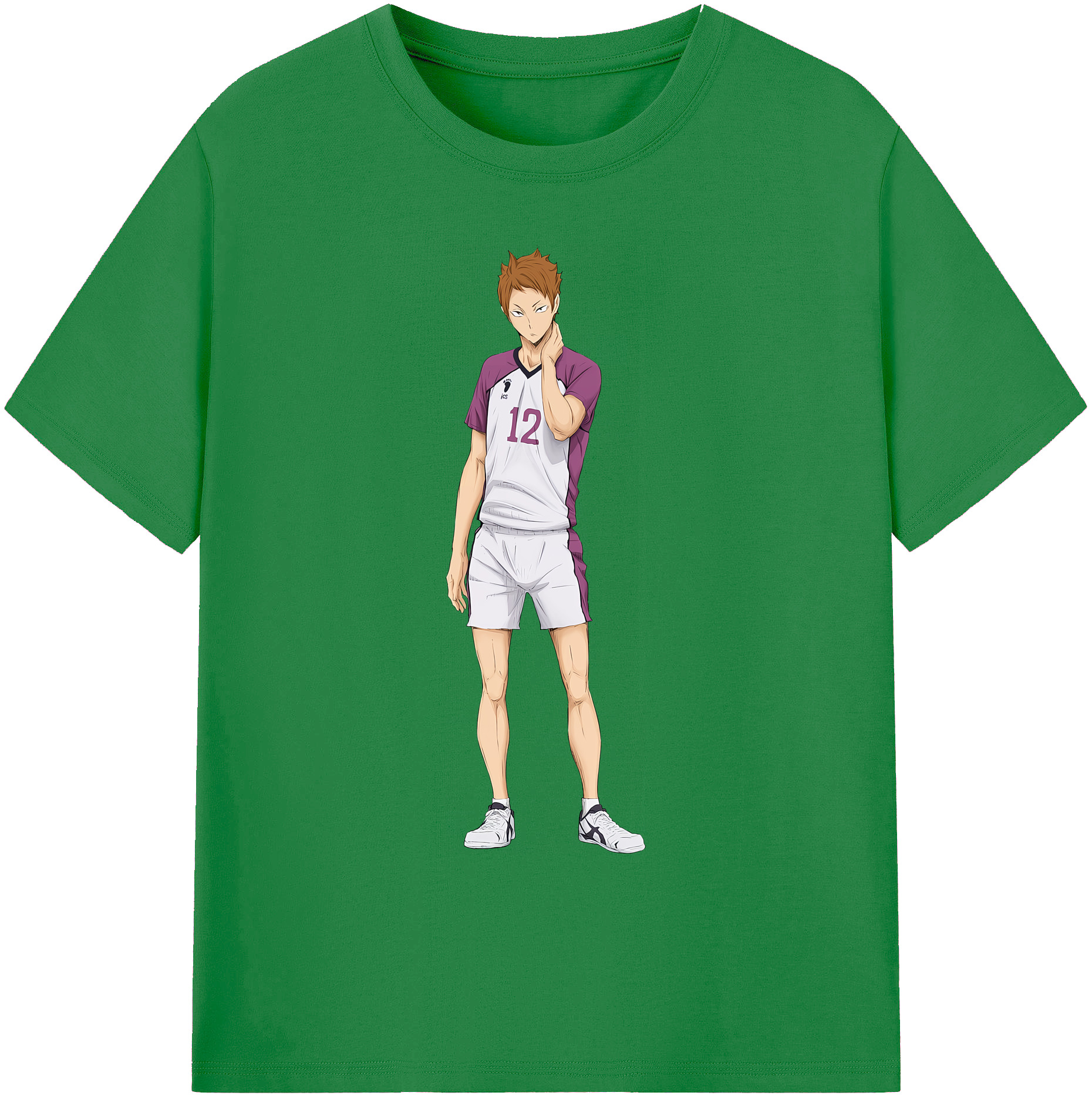 （画像用） ハイキュー!! Haikyu!! 綿100％ メンズ半袖Tシャツ｜肌触りやわらか＆通気性