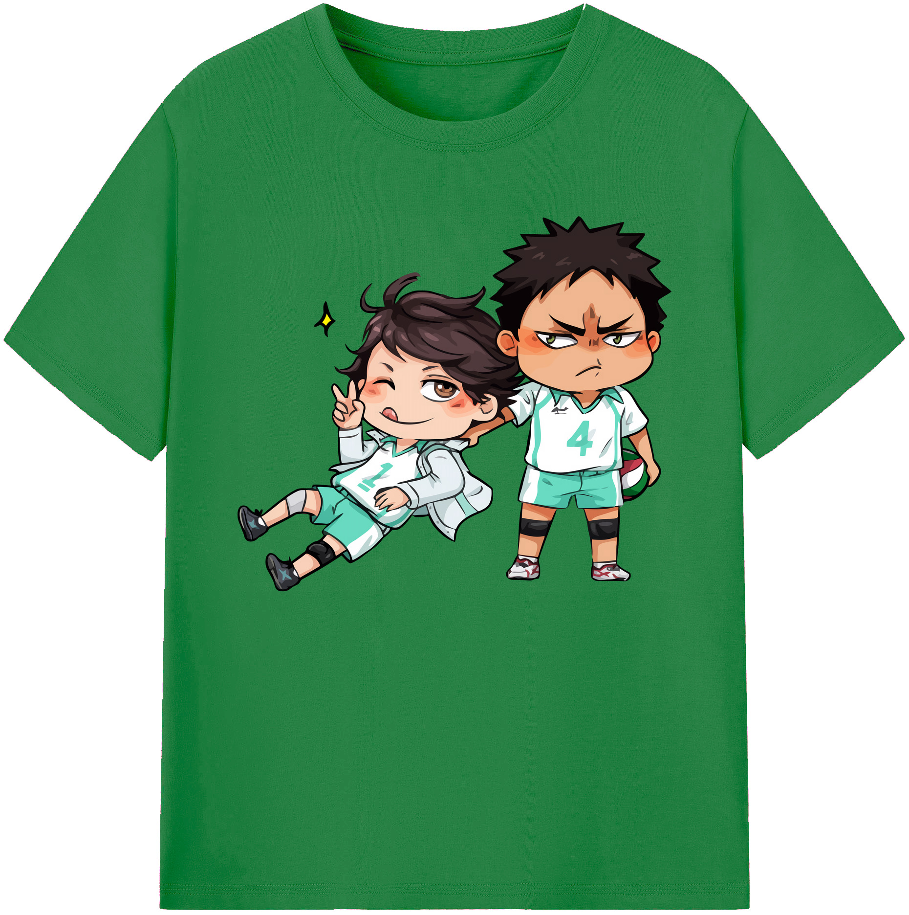 （画像用） ハイキュー!! Haikyu!! 綿100％ メンズ半袖Tシャツ｜肌触りやわらか＆通気性