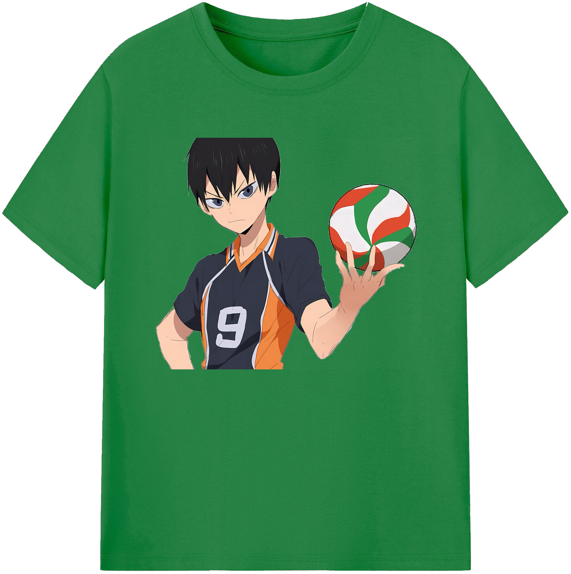 （画像用） ハイキュー!! Haikyu!! 綿100％ メンズ半袖Tシャツ｜肌触りやわらか＆通気性