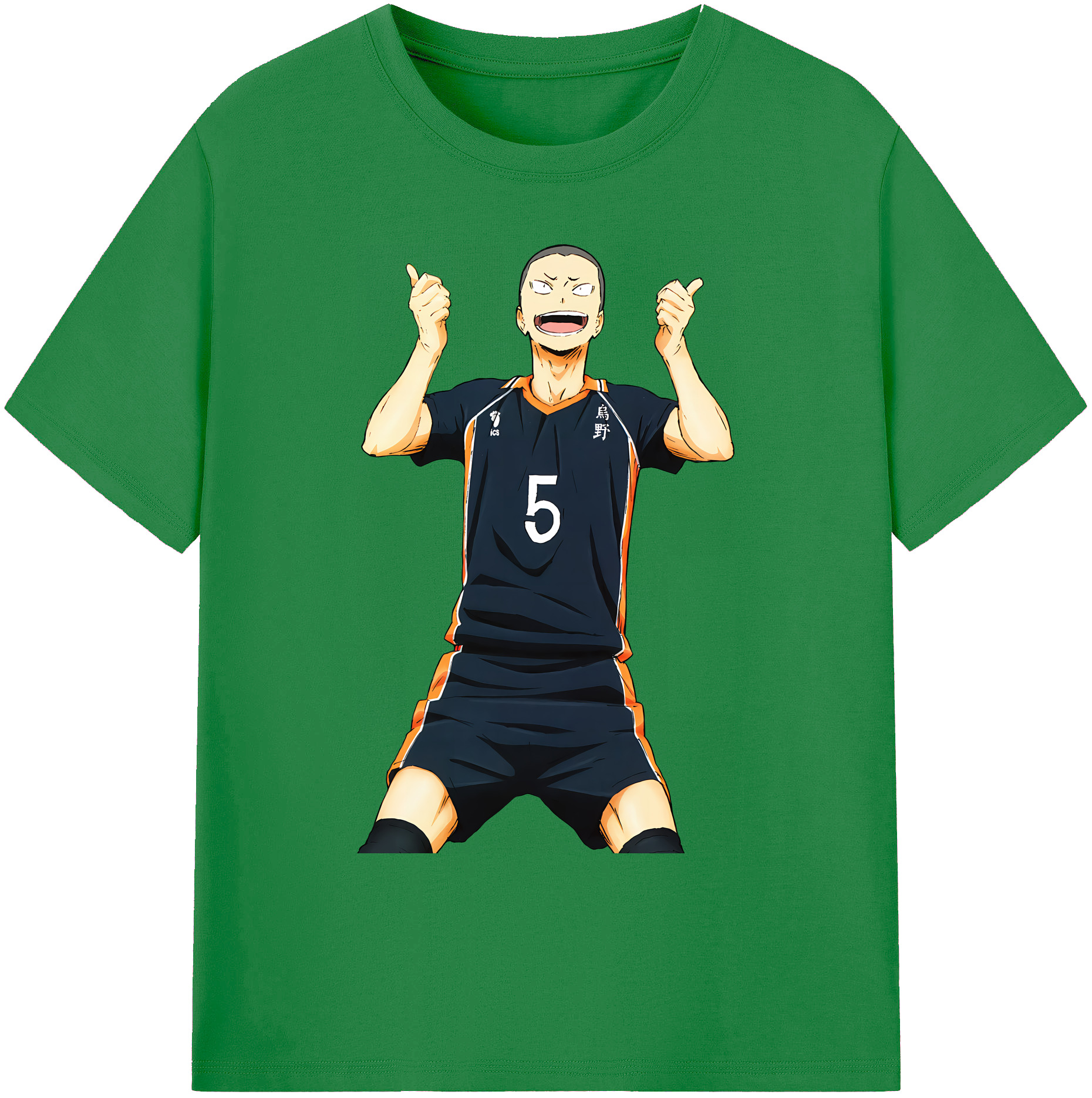 （画像用） ハイキュー!! Haikyu!! 綿100％ メンズ半袖Tシャツ｜肌触りやわらか＆通気性