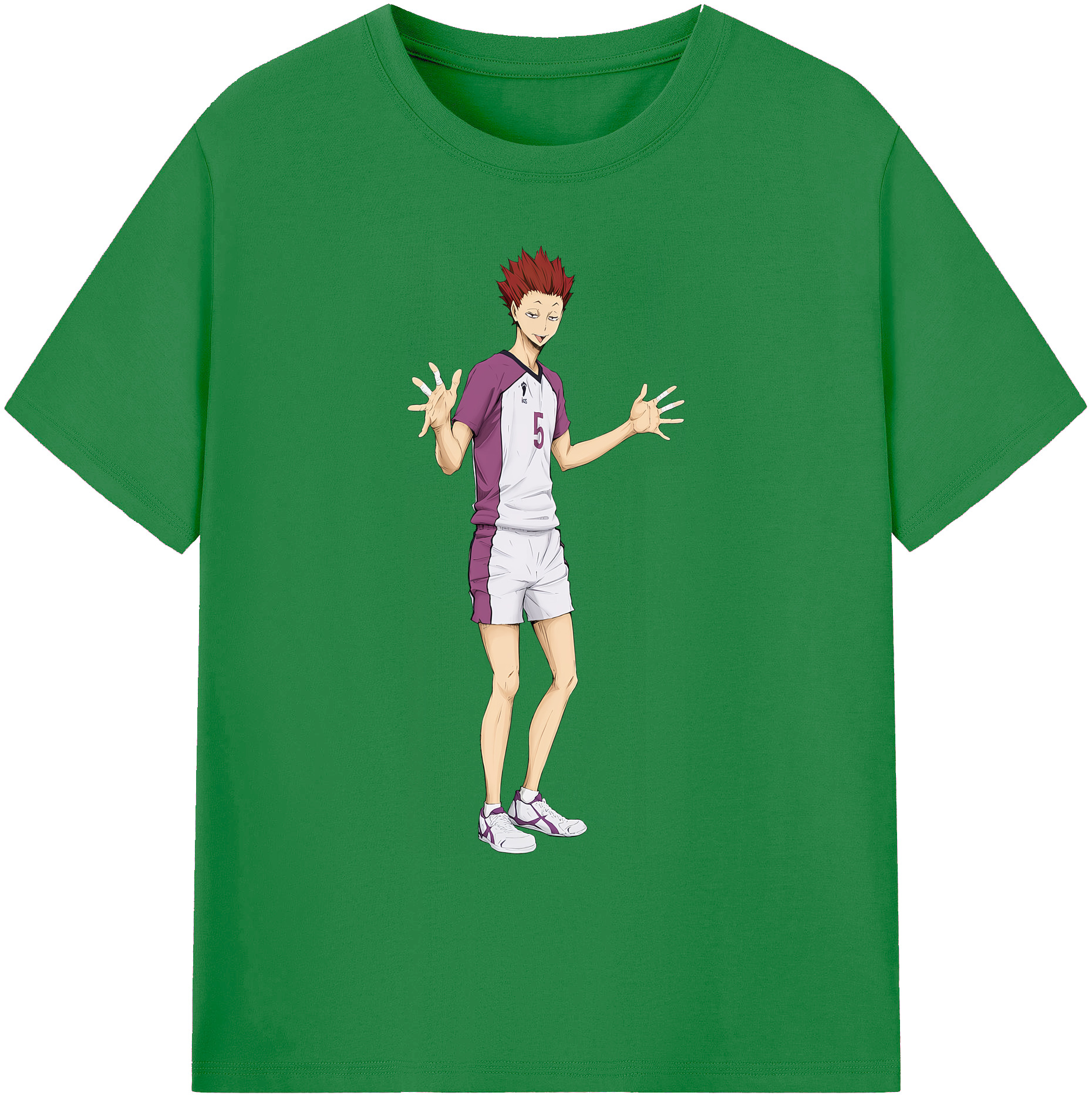 （画像用） ハイキュー!! Haikyu!! 綿100％ メンズ半袖Tシャツ｜肌触りやわらか＆通気性