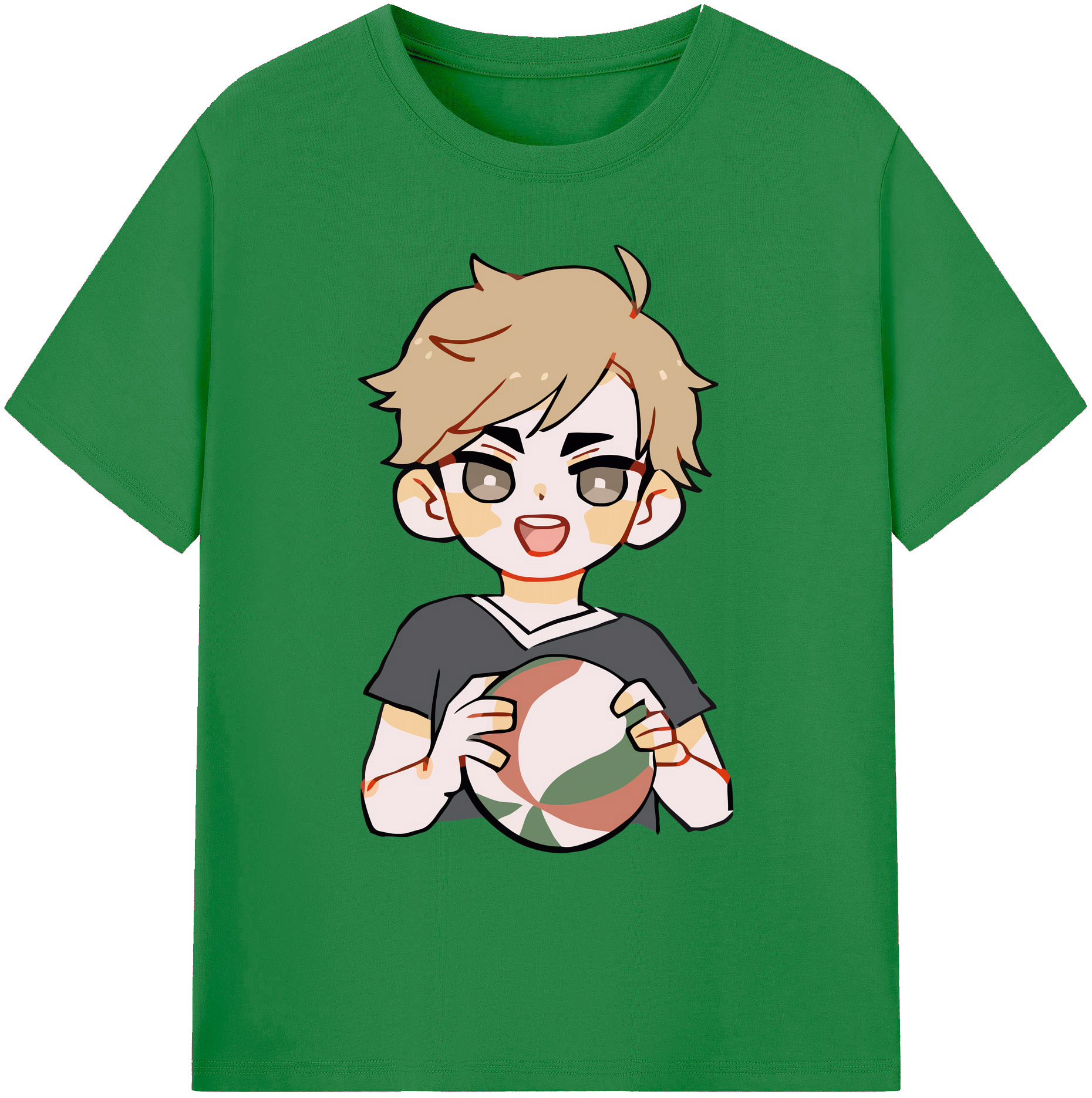 （画像用） ハイキュー!! Haikyu!! 綿100％ メンズ半袖Tシャツ｜肌触りやわらか＆通気性