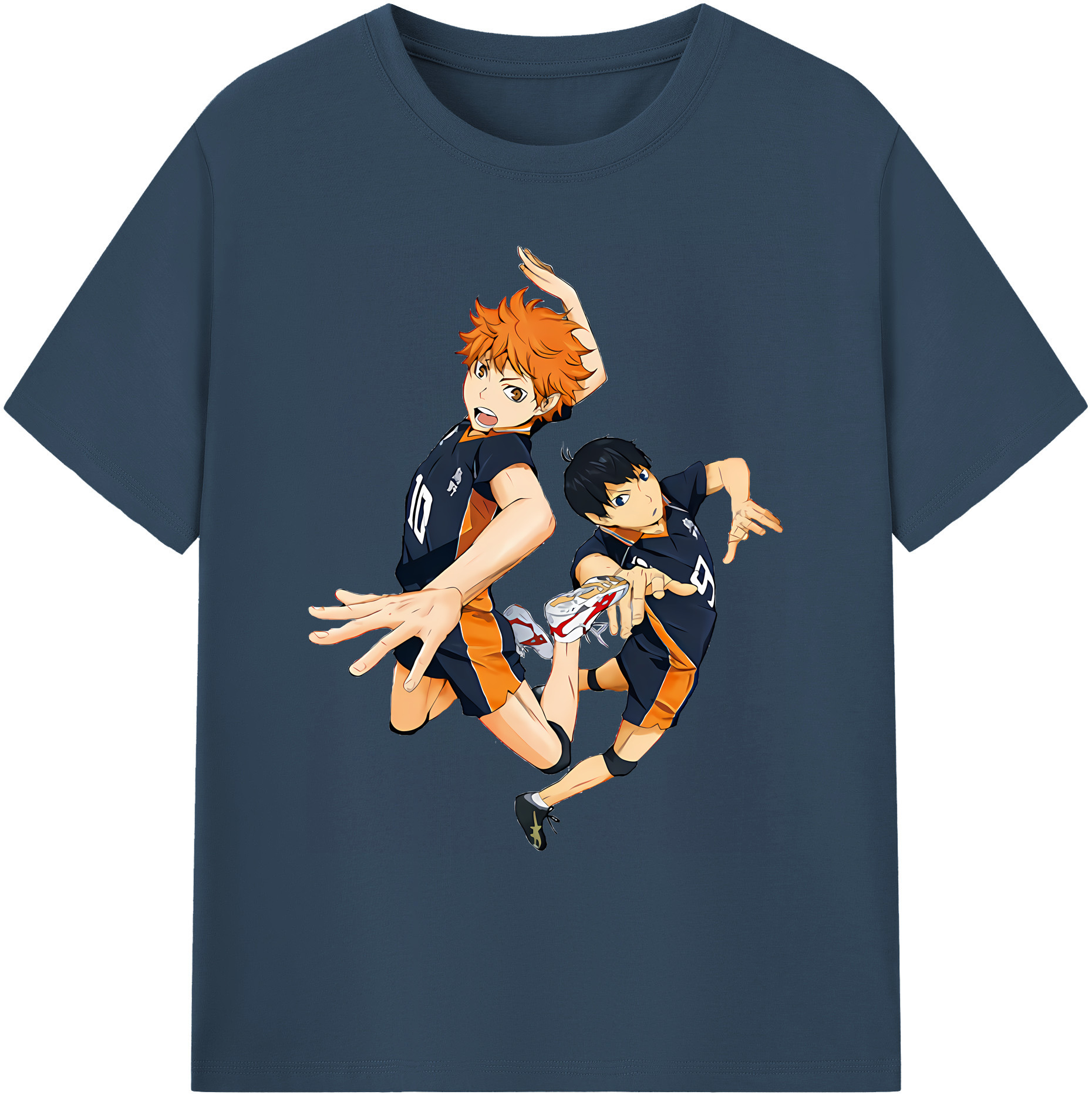 （画像用） ハイキュー!! Haikyu!! 綿100％ メンズ半袖Tシャツ｜肌触りやわらか＆通気性
