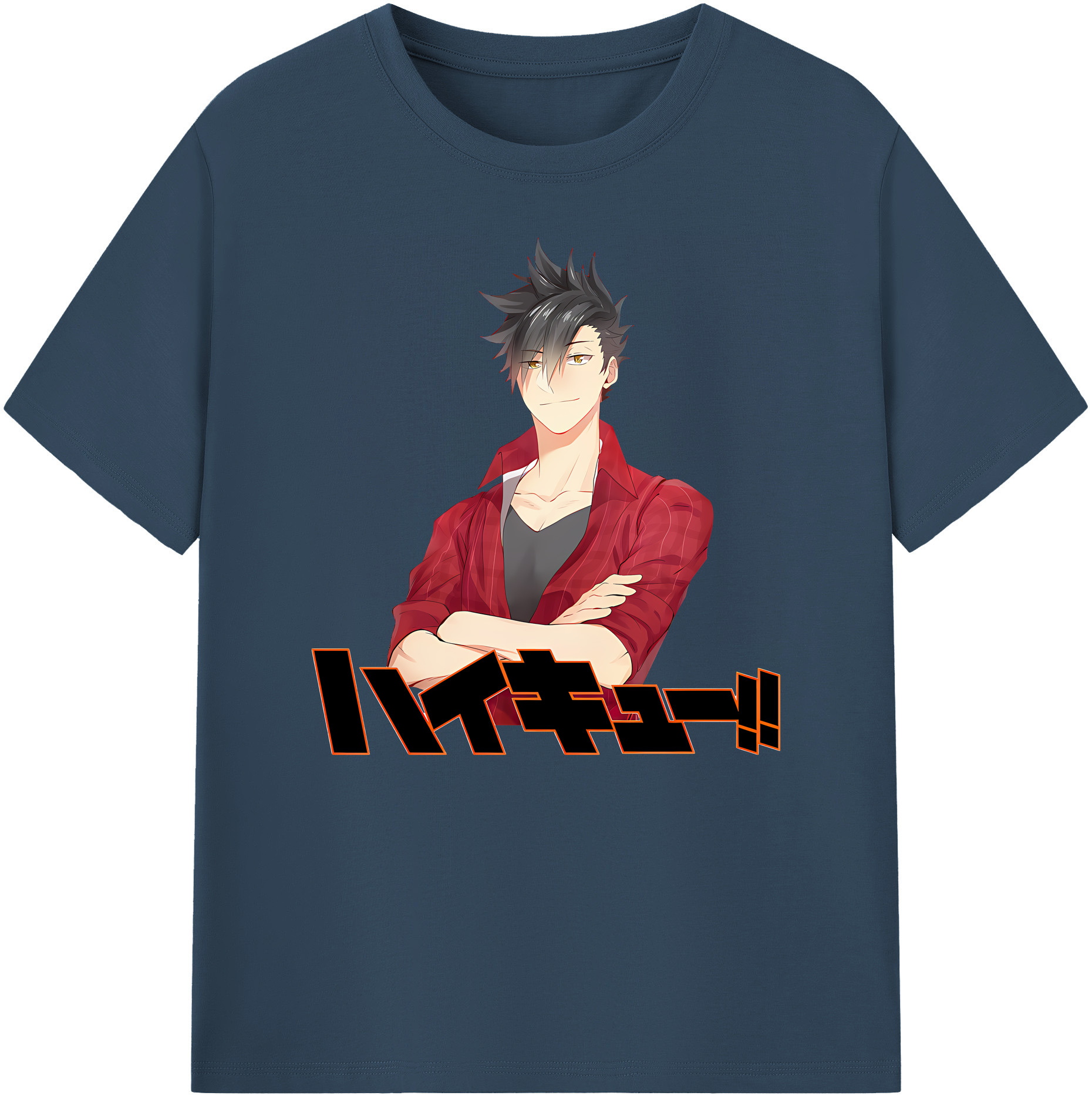 （画像用） ハイキュー!! Haikyu!! 綿100％ メンズ半袖Tシャツ｜肌触りやわらか＆通気性